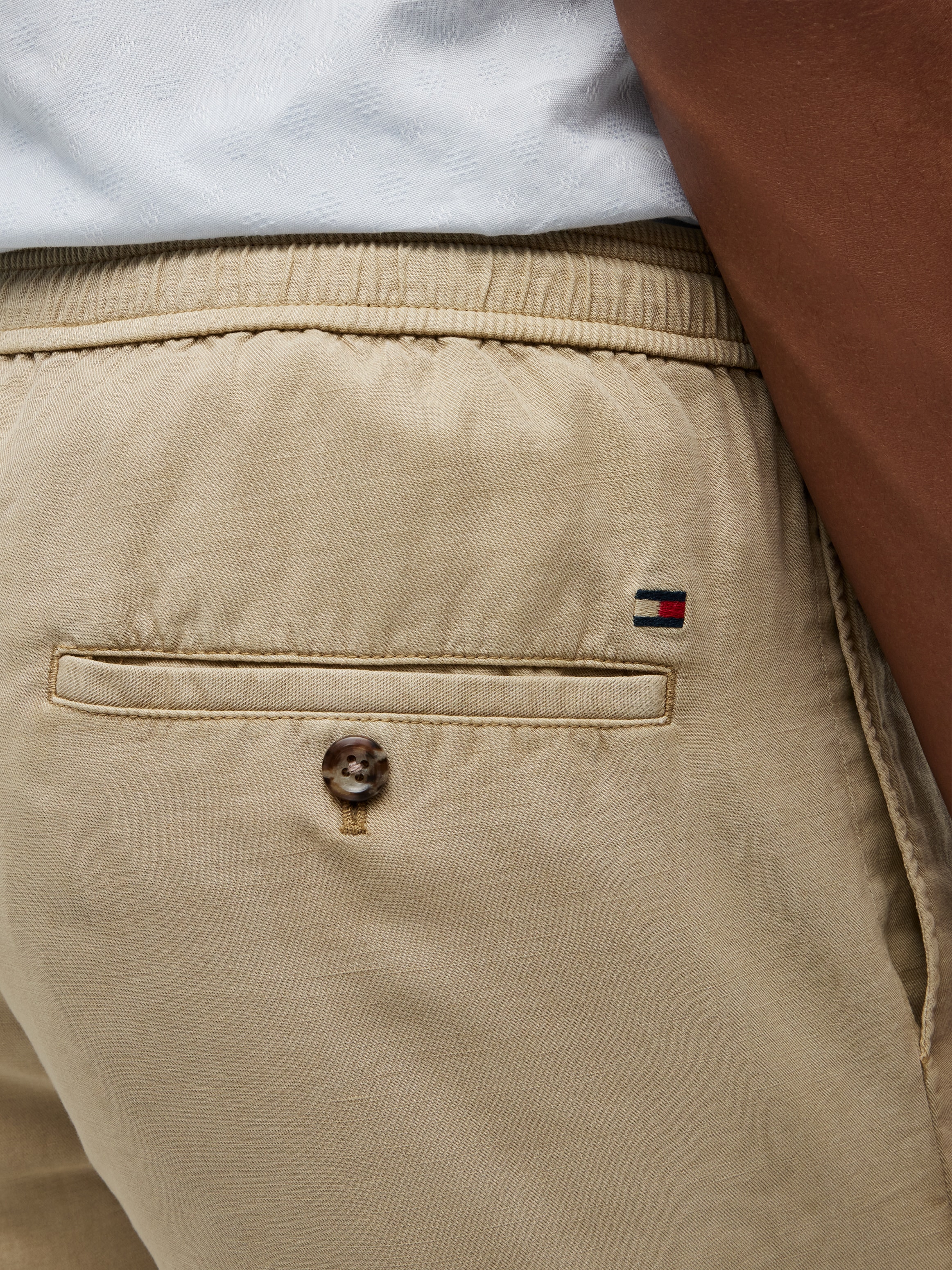 Tommy Hilfiger Shorts »DOVER 6" PO CO LYOCELL GMD«  gewaschen, mit 15 cm Schrittlänge elastischer Bund