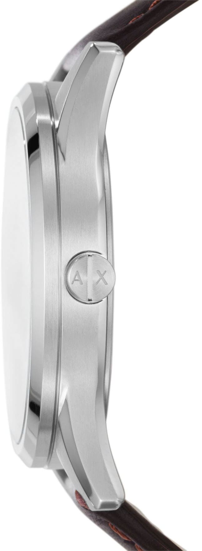 ARMANI EXCHANGE Multifunktionsuhr »AX1868«, Quarzuhr, Armbanduhr, Herrenuhr, analog, Lederarmband