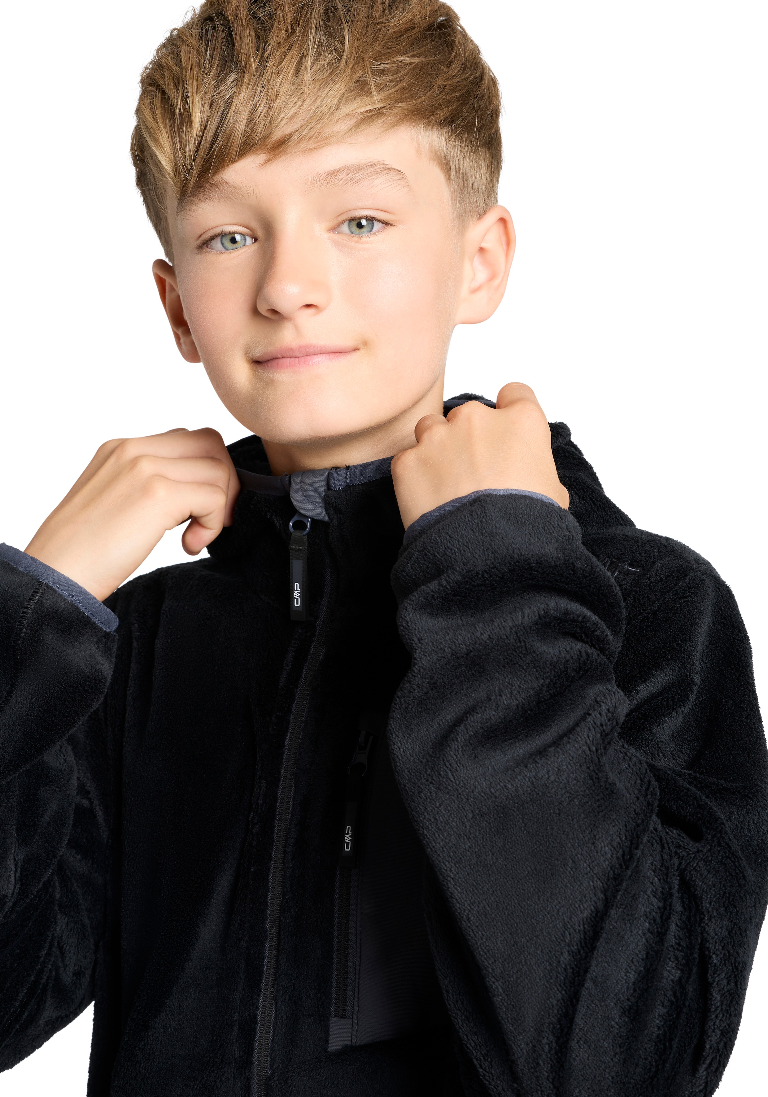 Thumbnail - CMP Fleecejacke "KID JACKET FIX HOOD" 1 Stk. tlg.