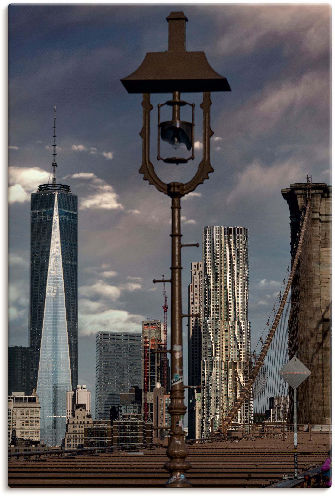 Artland Leinwandbild "New York One World Trade Center", New York, (1 St.), auf Keilrahmen gespannt