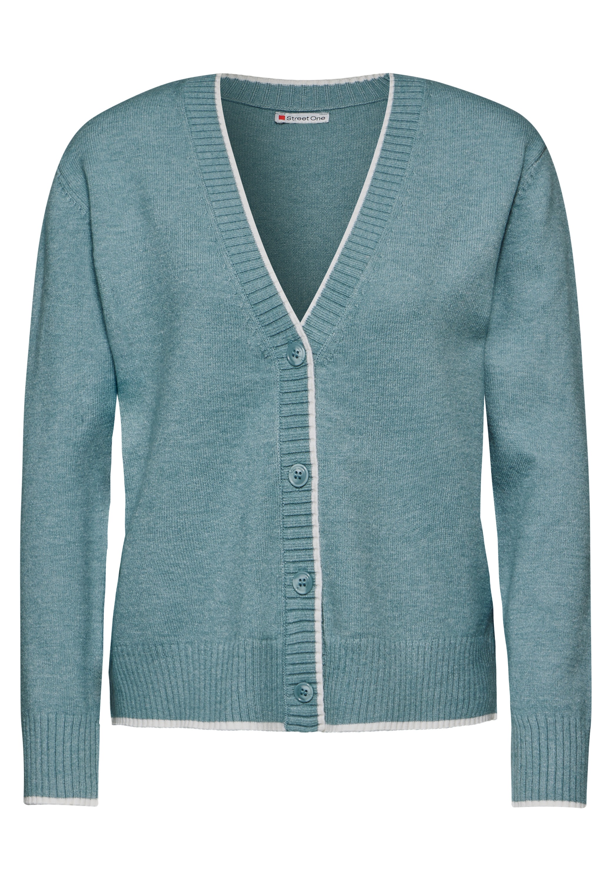 STREET ONE Cardigan, mit V-Ausschnitt