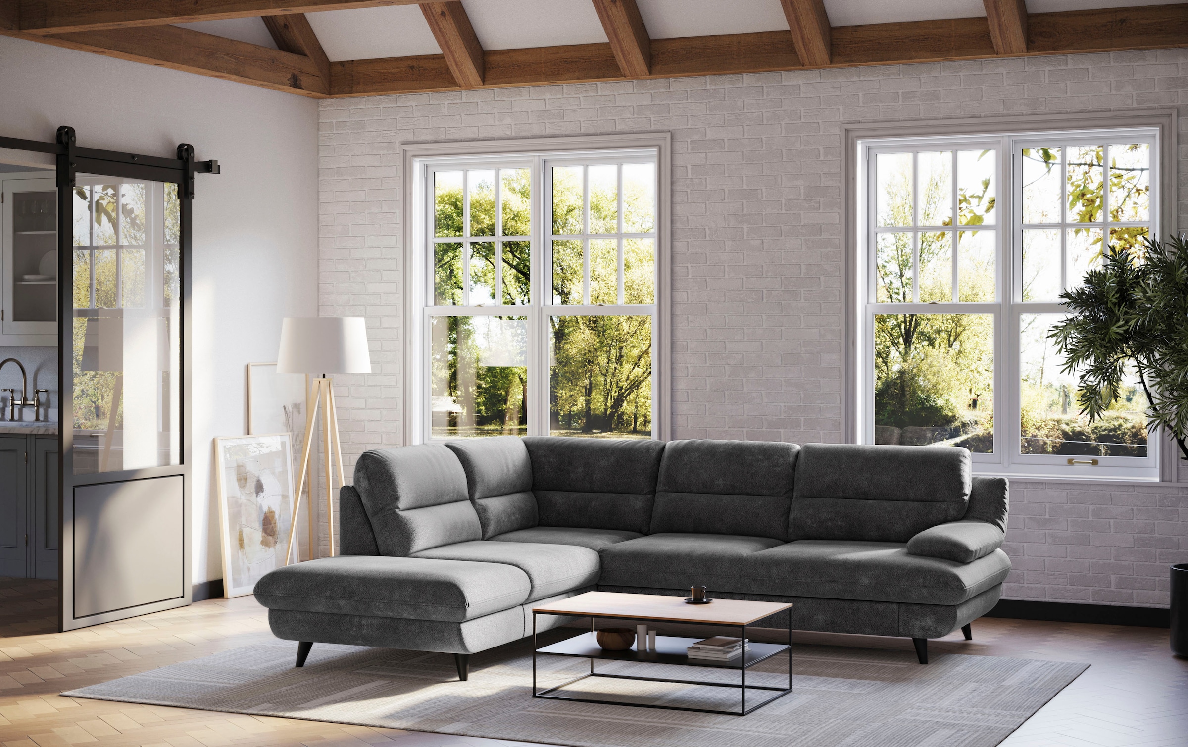 COTTA Ecksofa "Pike L - Form" günstig online kaufen