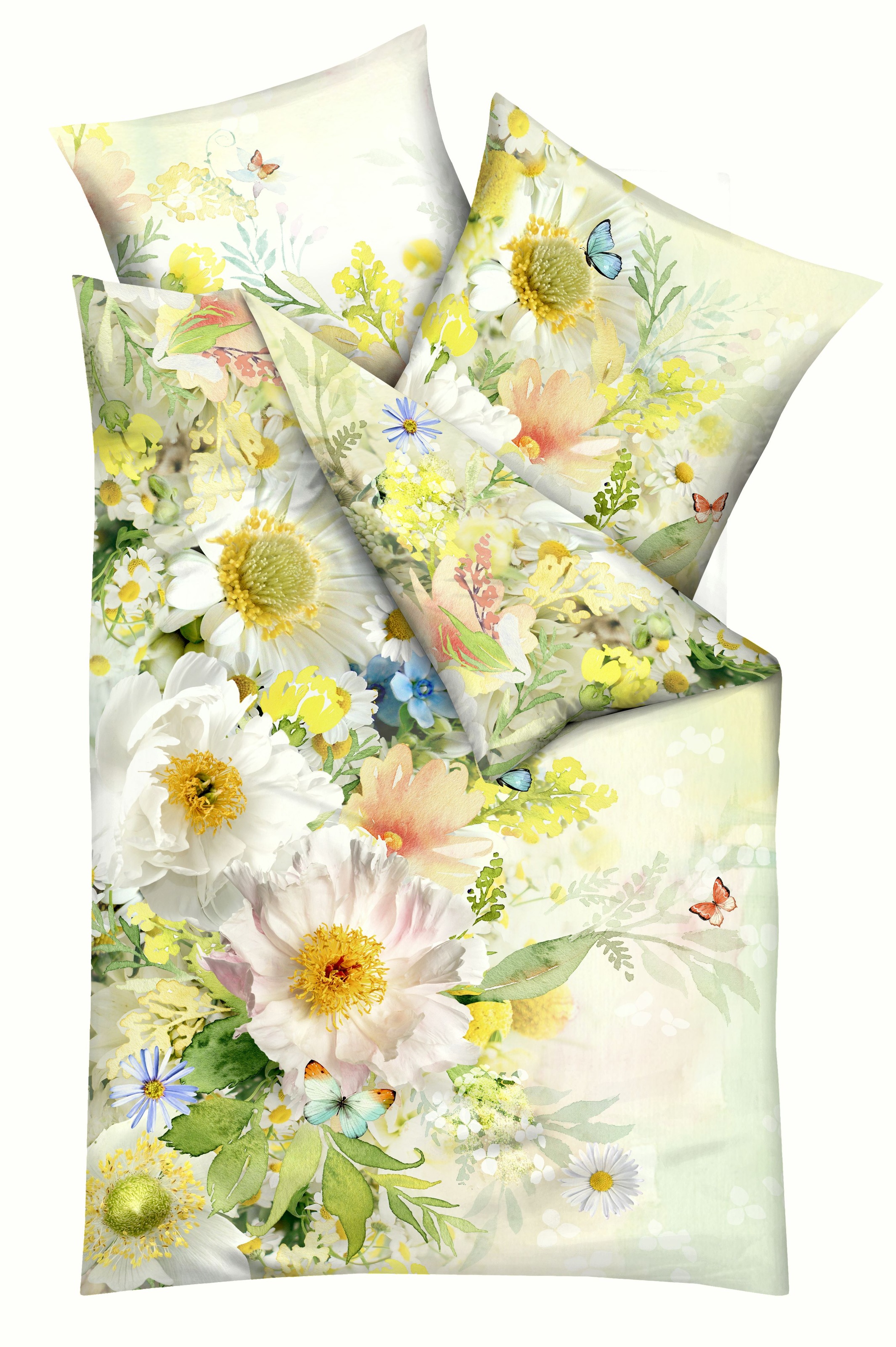Kaeppel Bettwäsche "Camila" 2 Stk. tlg. Mit Blumen günstig online kaufen