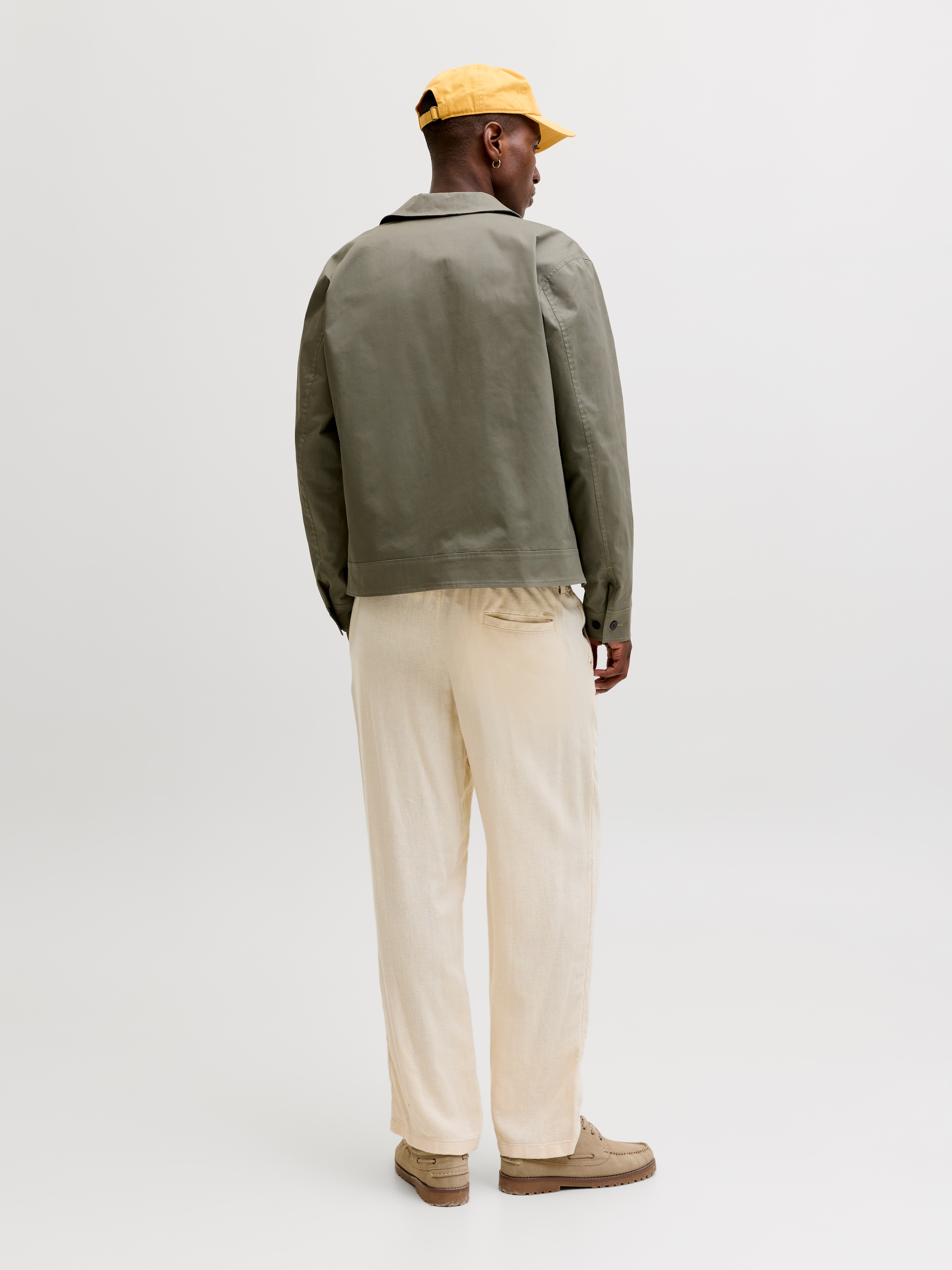 Jack & Jones Chinohose »JPSTKARL MYKONOS LINEN BLEND CHINO«