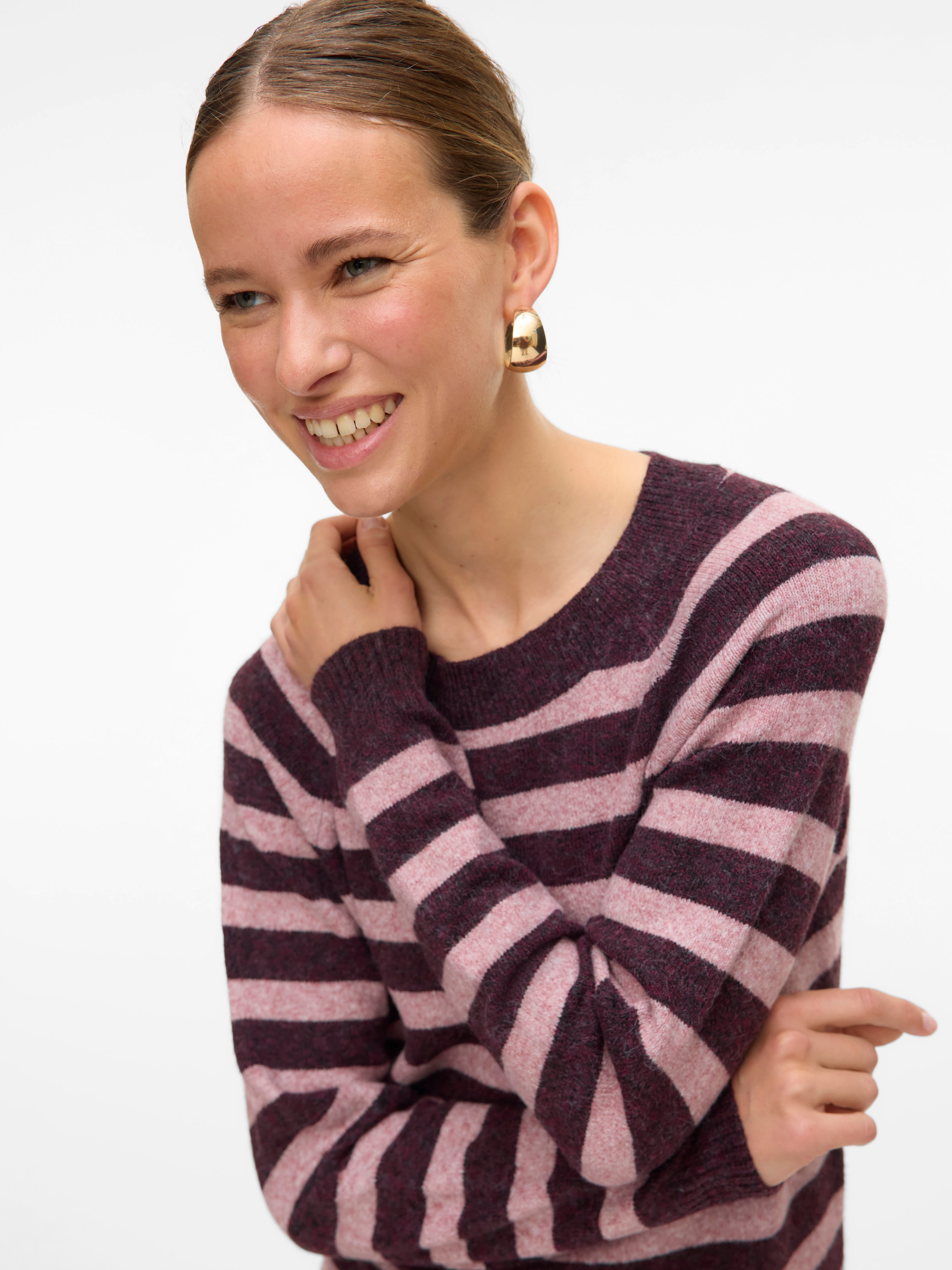 Vero Moda Rundhalspullover »VMDOFFY LS O-NECK BLOUSE GA NOOS«