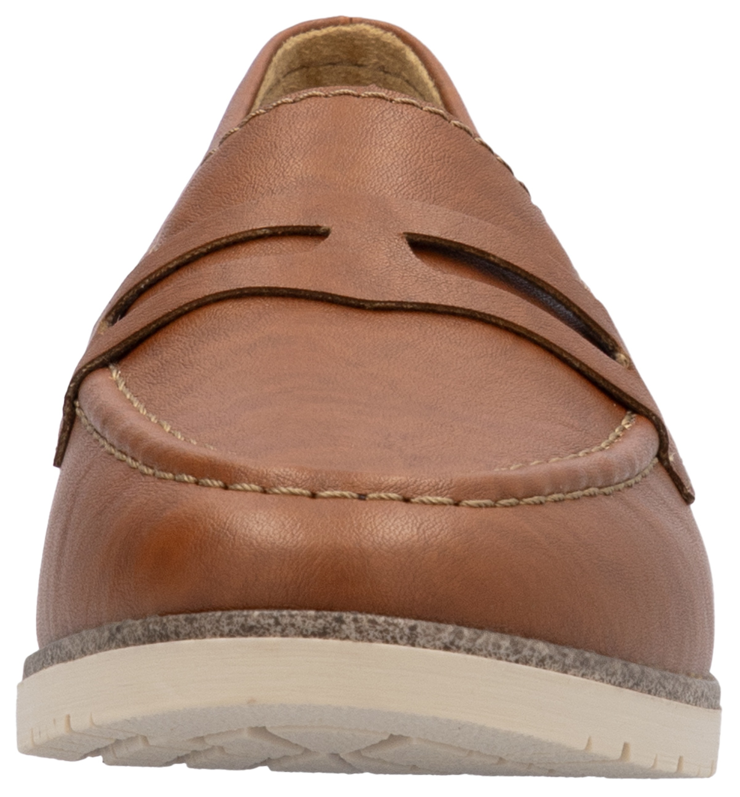 Rieker Slipper, Business Slipper, Mokassin, Schlupfschuh mit profilierter Laufsohle