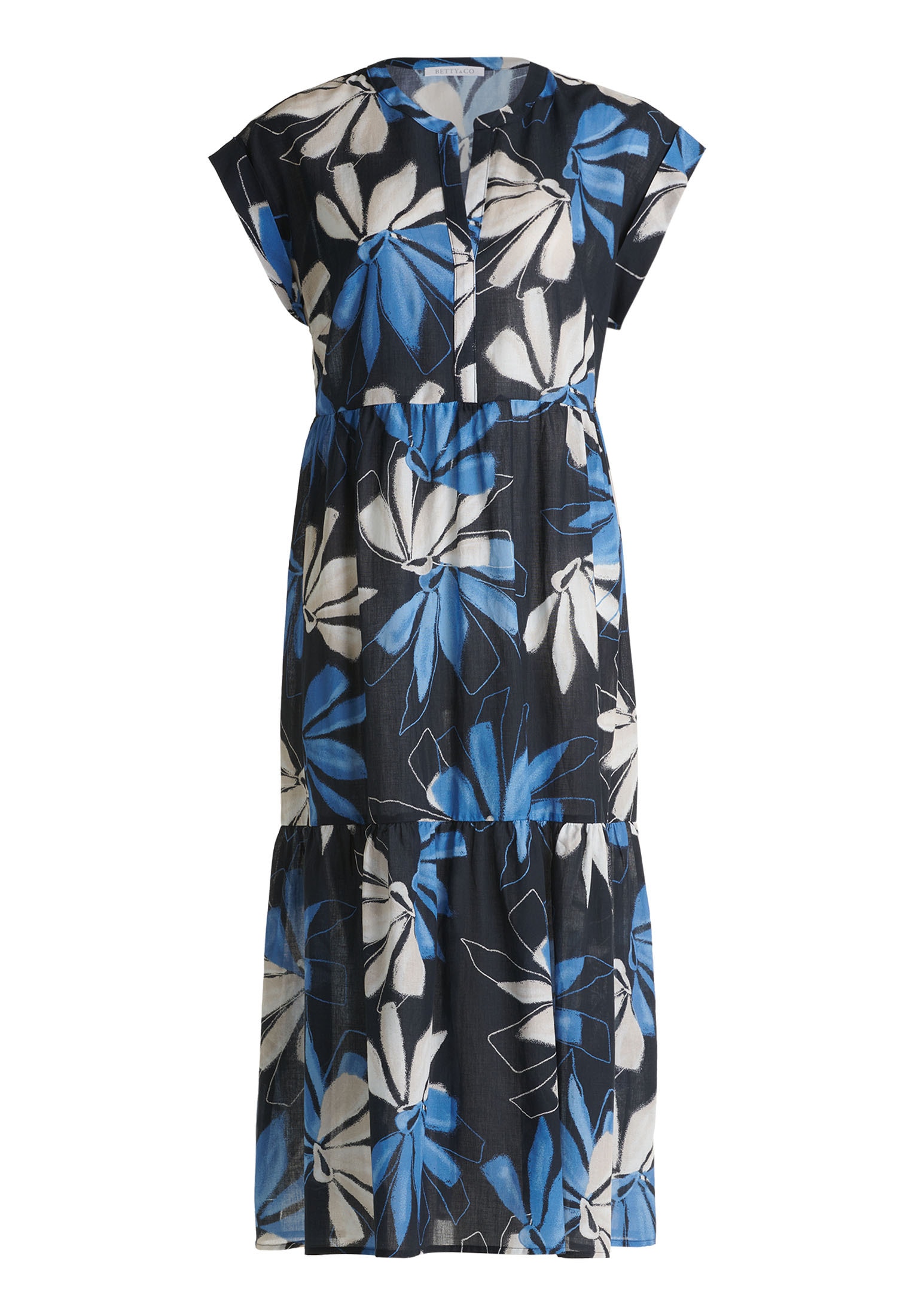 Betty&Co Sommerkleid "Betty & Co Stufenkleid mit Print", Druck günstig online kaufen