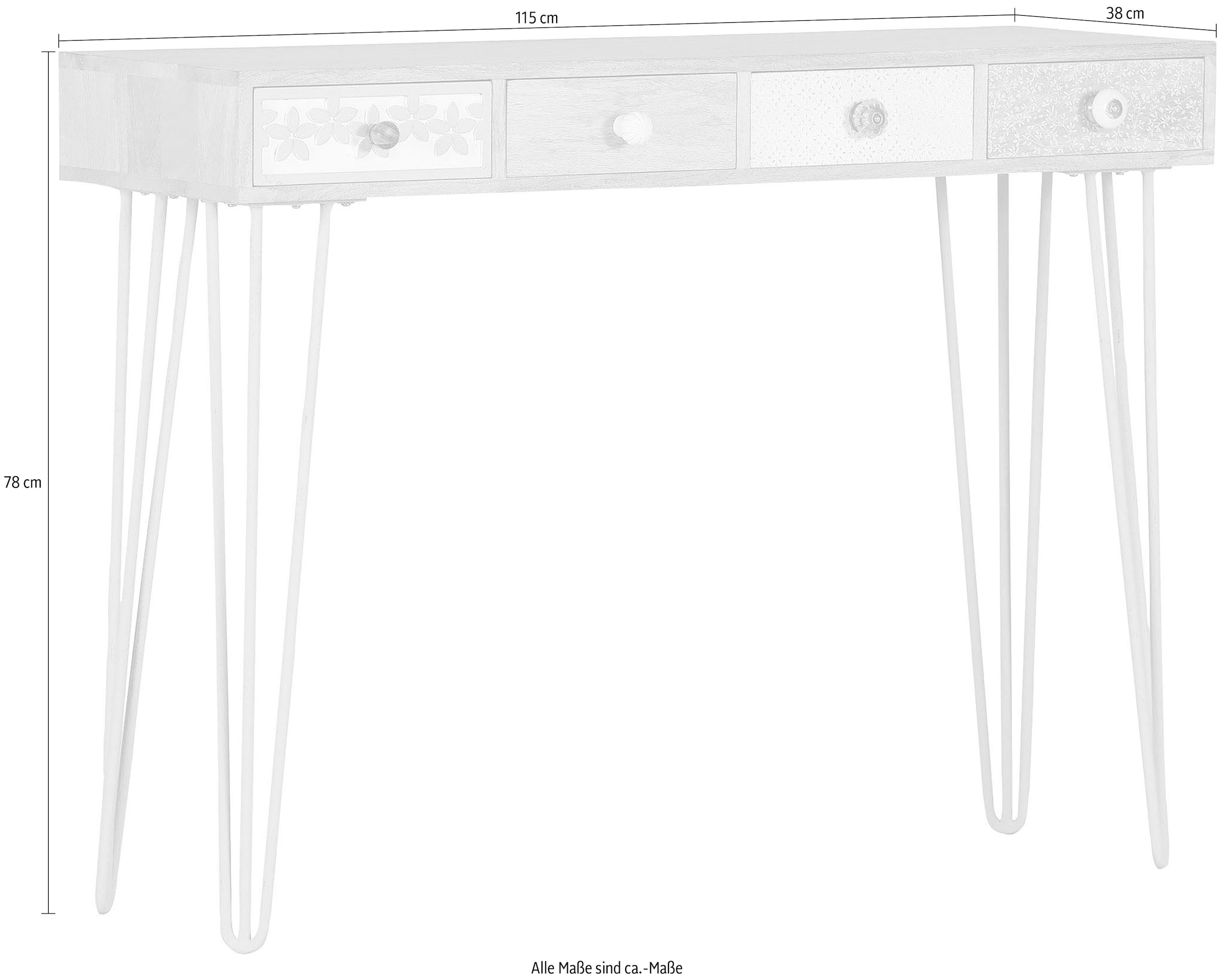 Gutmann Factory Sideboard, Kommode, breite 115 cm