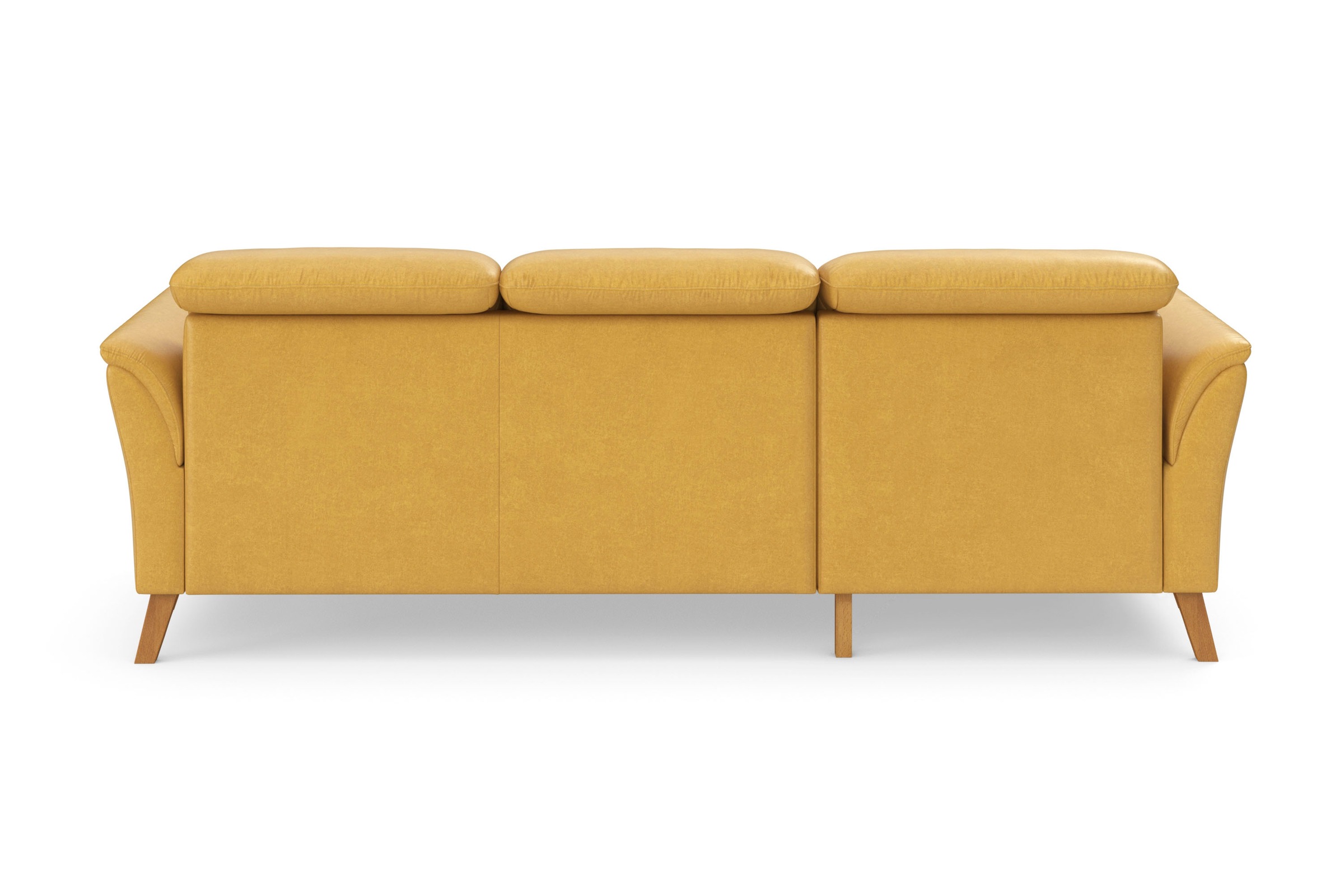 Ecksofa SIT & MORE "Romero L-Form", gelb (dijon), B:245cm H:91cm T:178cm, 100% Polyester, Sofas, Ecksofa, wahlweise mit oder ohne Relax-Funktion, Bettfunktion, Bettkasten 6