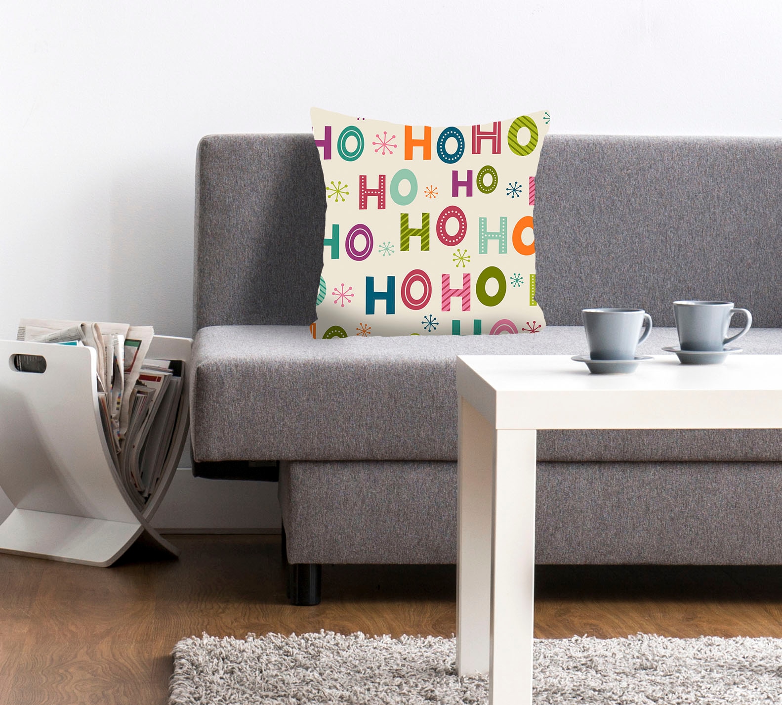 queence Dekokissen "HOHOHO" mit einem weihnachtlichen Schriftzug günstig online kaufen