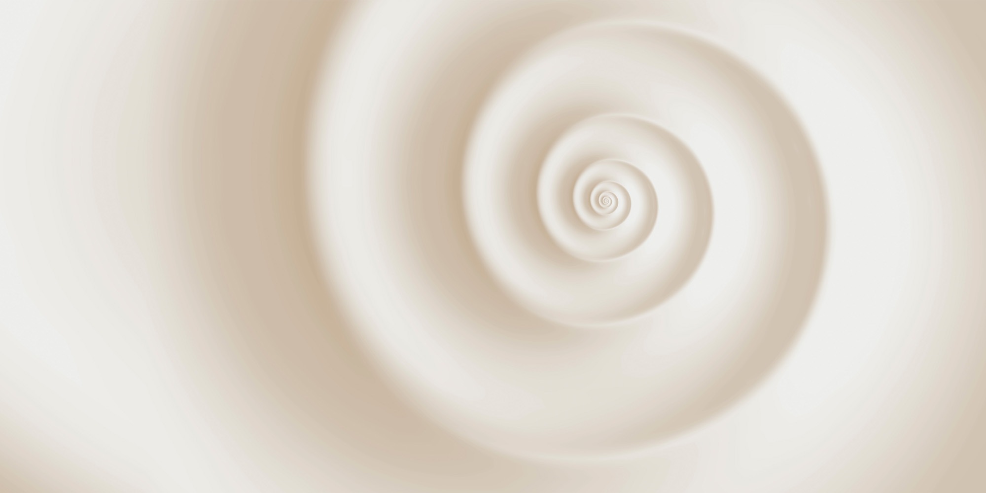 living walls Vliestapete »Fototapete Spirale Beige Wei Abstrakt modern« matt glatt