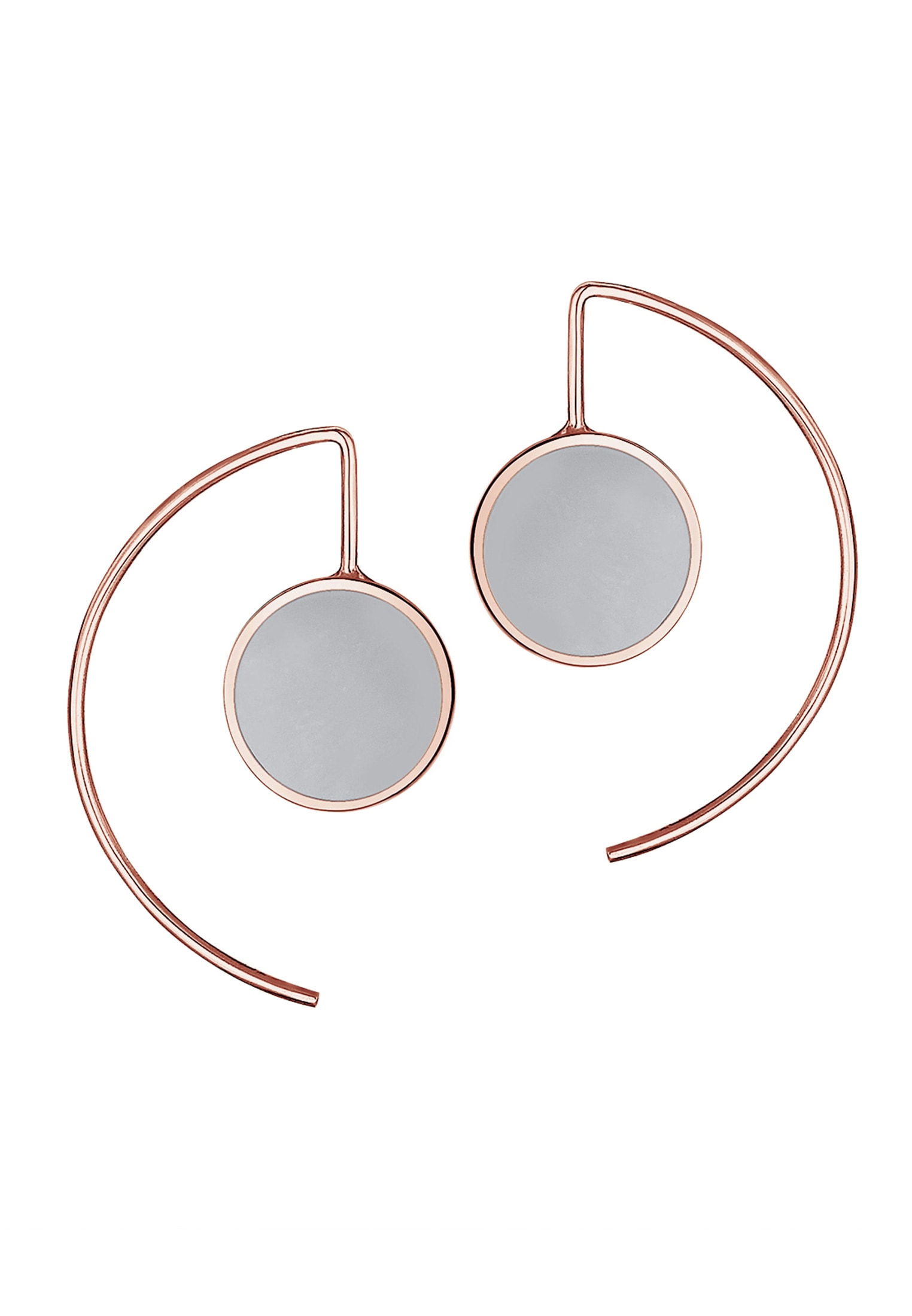 Elli Paar Ohrhänger »Ohrhänger lang 925 Sterling Silber Rosegold«