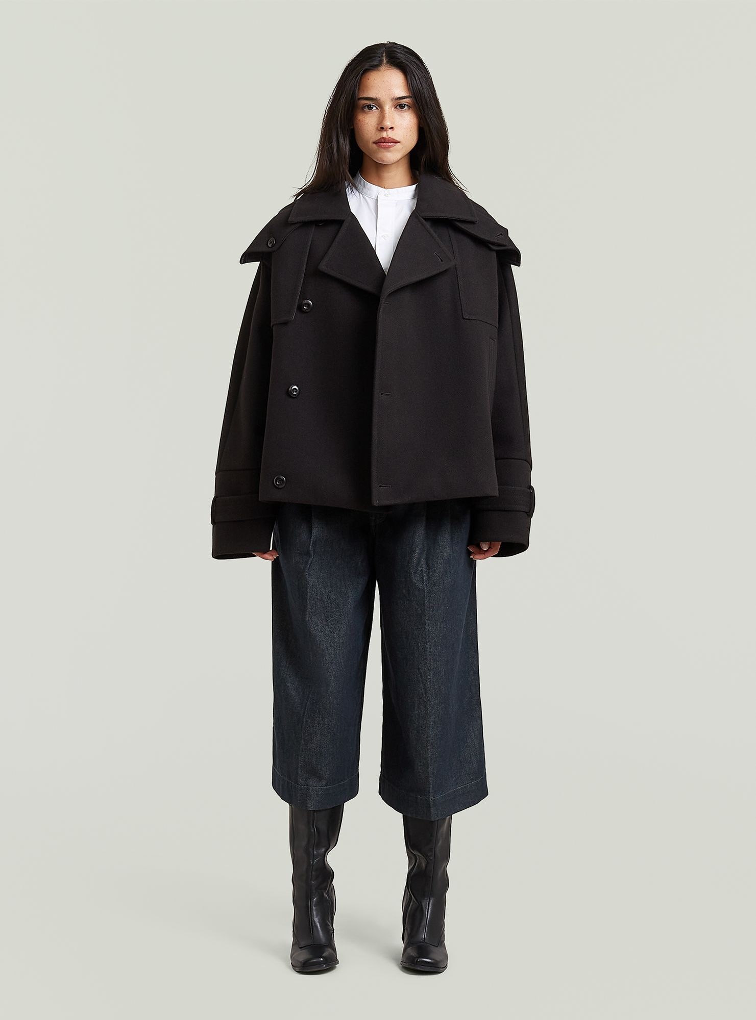 G-STAR Outdoorjacke »Cape-Jacke mit 4 Taschen«