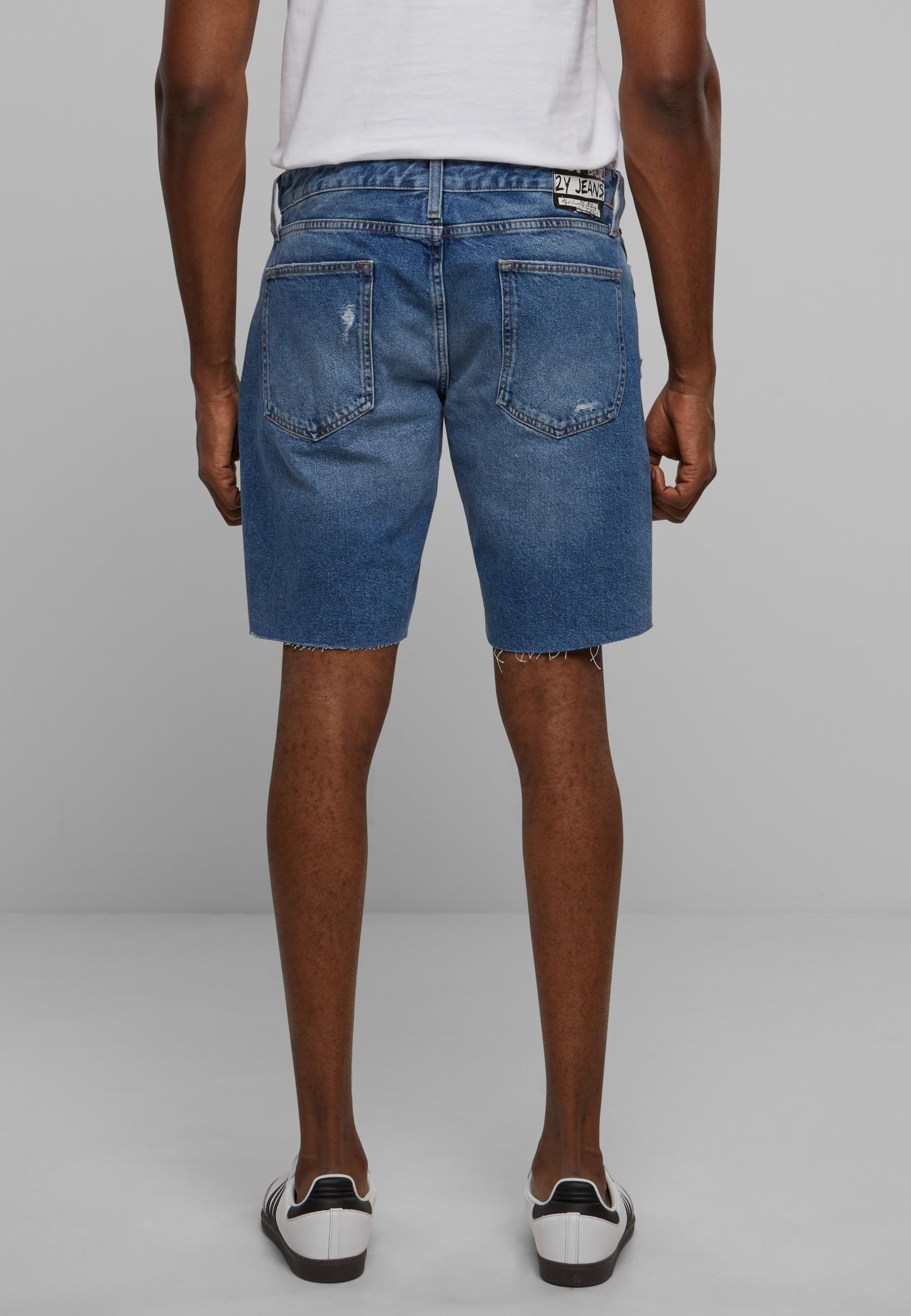 2Y Studios Bequeme Jeans »2Y Studios Herren 2Y Destroyed Denim Shorts«