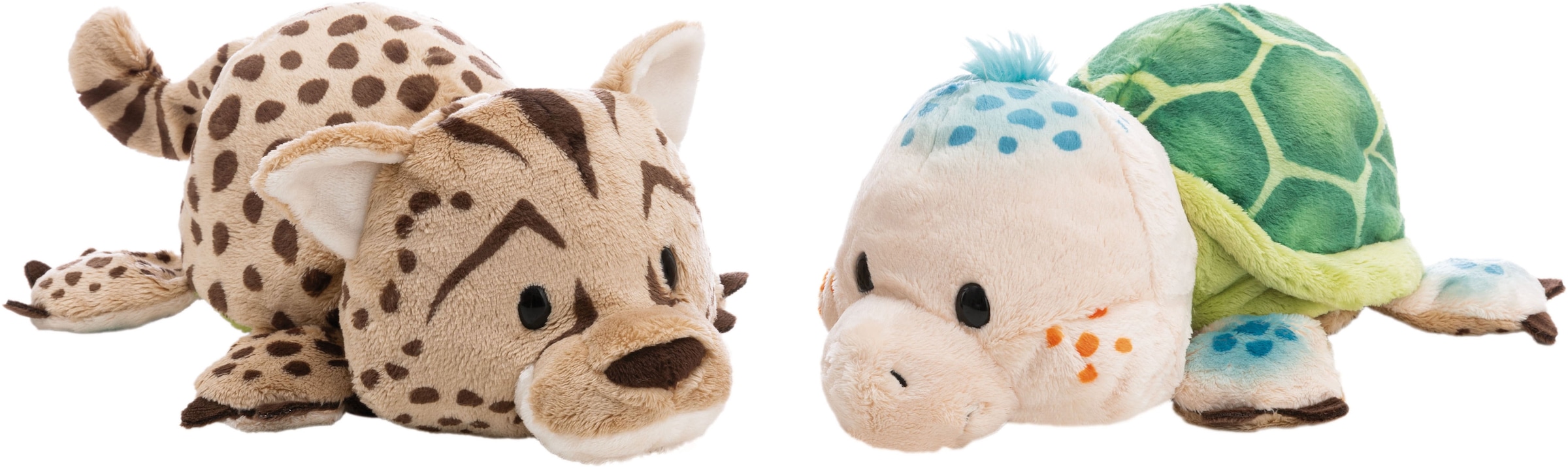 Nici Kuscheltier »Twistimals, Schildkröte & Gepard, 25 cm« mit Wendefunktion 2in1