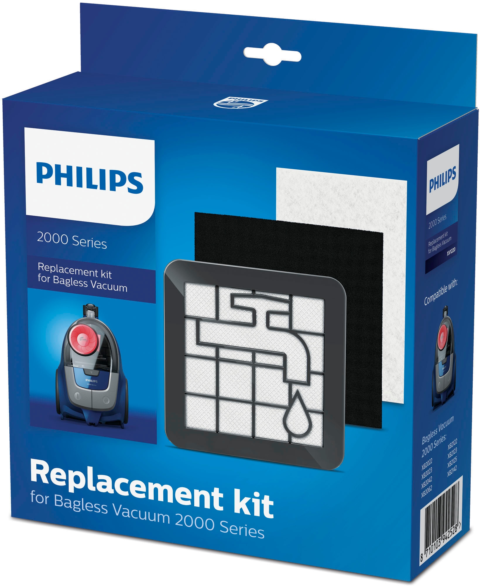 Philips Filter-Set "XV1220/01", (Set, 3 tlg.)