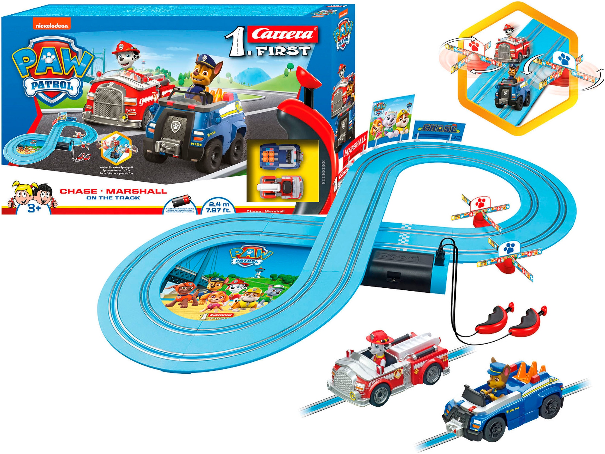 Autorennbahn »Carrera® First - PAW PATROL - On the Track«