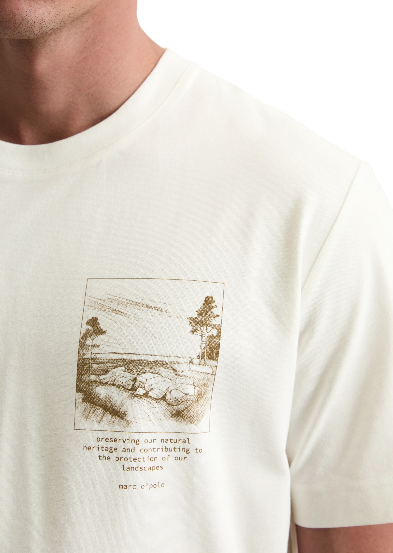 Marc O'Polo T-Shirt »mit Nature-Print«