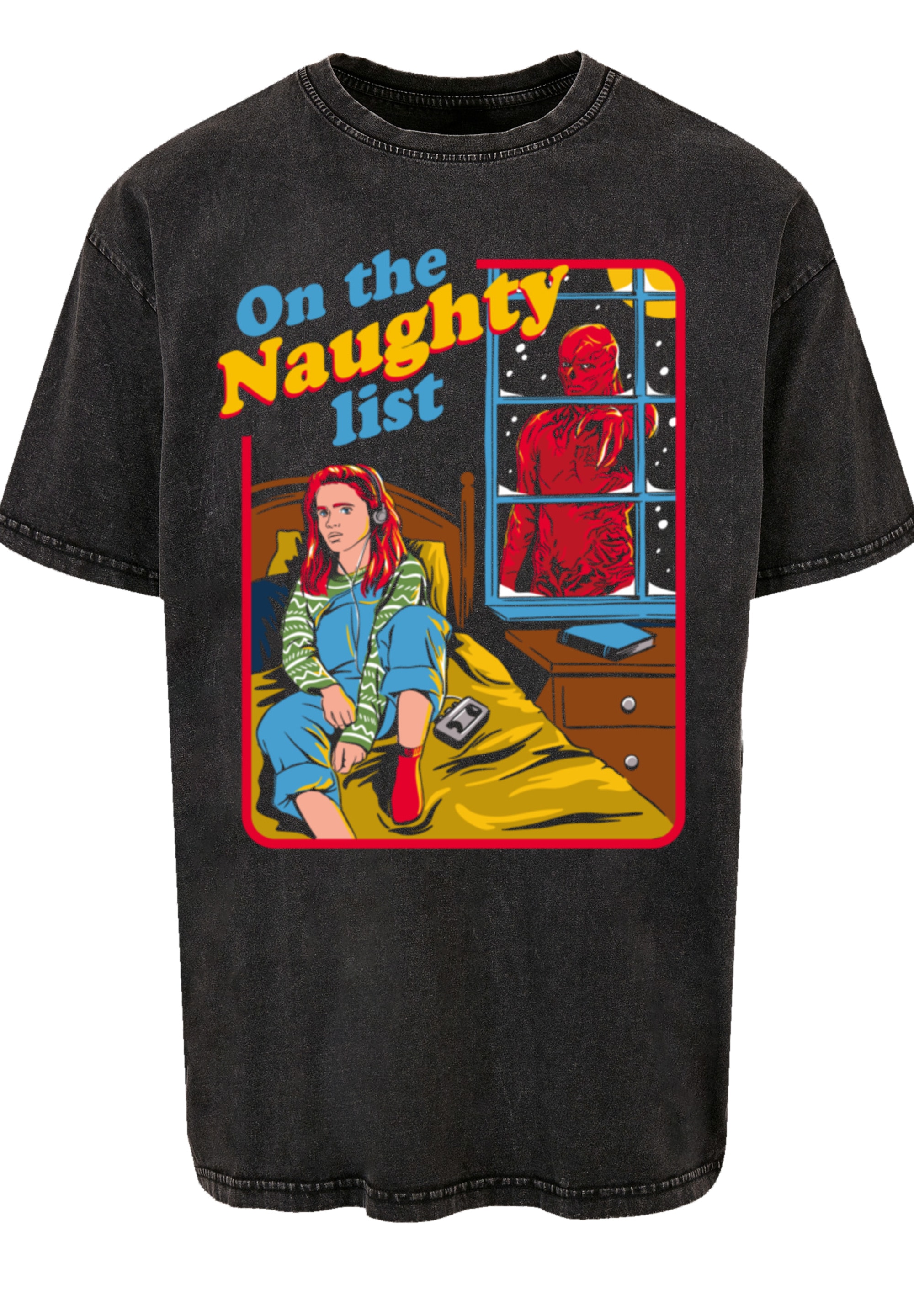 F4NT4STIC T-Shirt »Stranger Things Naughty List Netflix TV Series«, Premium Qualität
