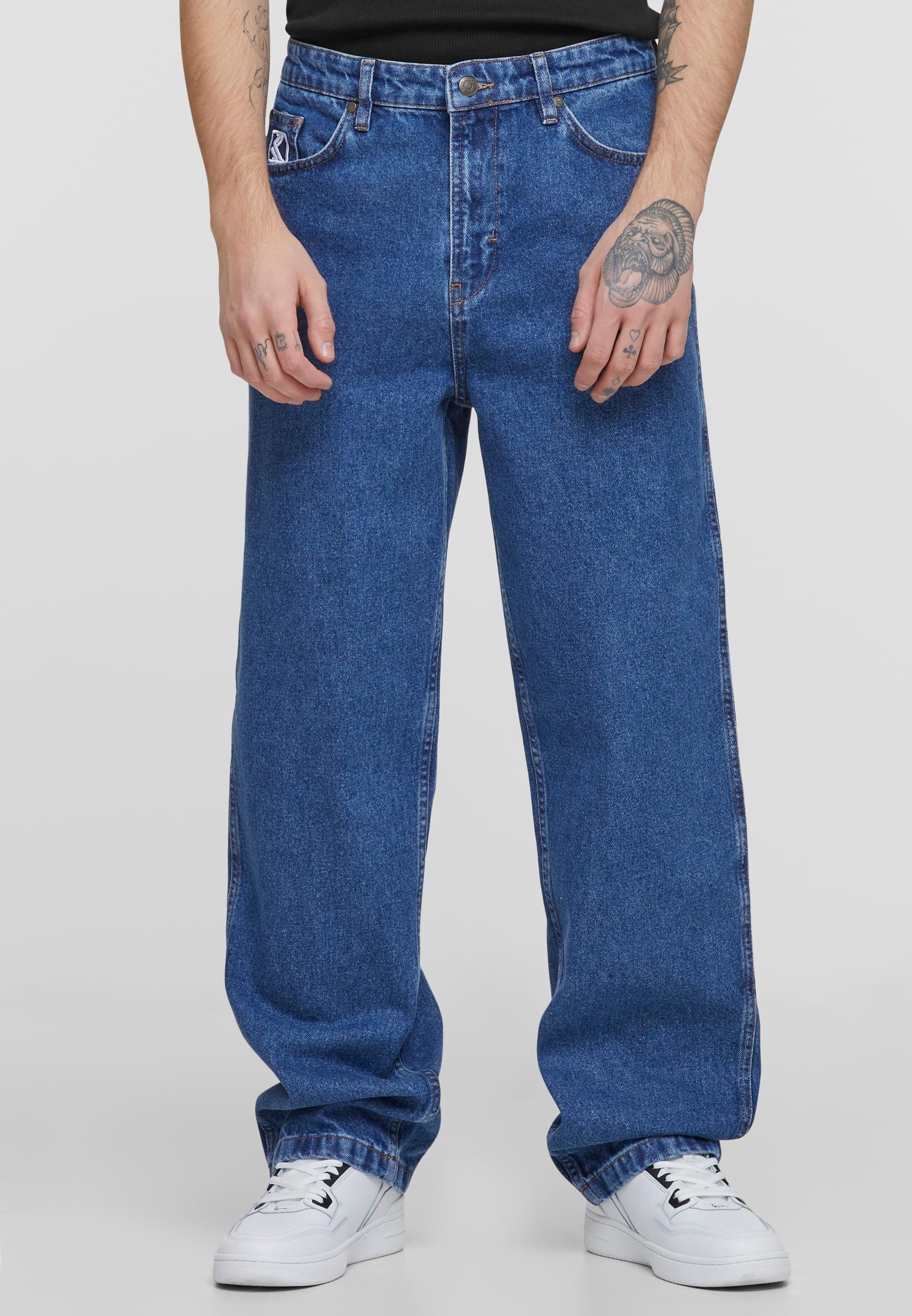 Karl Kani Bequeme Jeans »Karl Kani Herren KK Small Signature Baggy Five Pocket Denim«