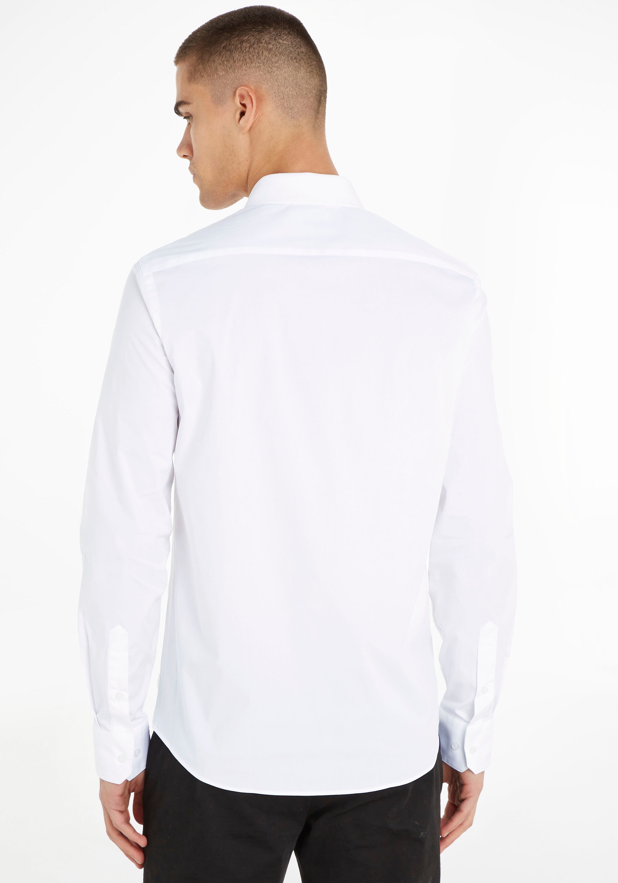 Calvin Klein Businesshemd "STRETCH POPLIN SLIM SHIRT", mit Calvin Klein Log günstig online kaufen