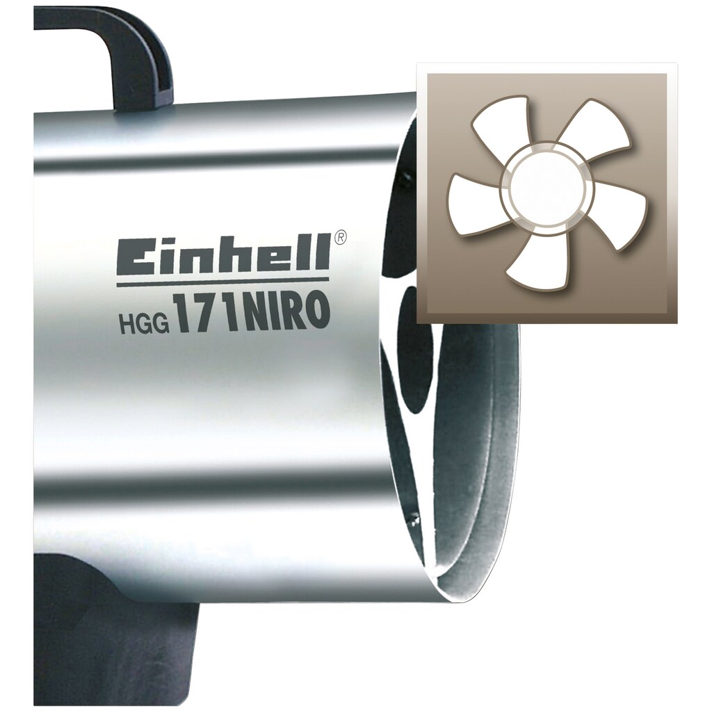 Einhell Heizgerät »HGG 171 Niro«, 17 W