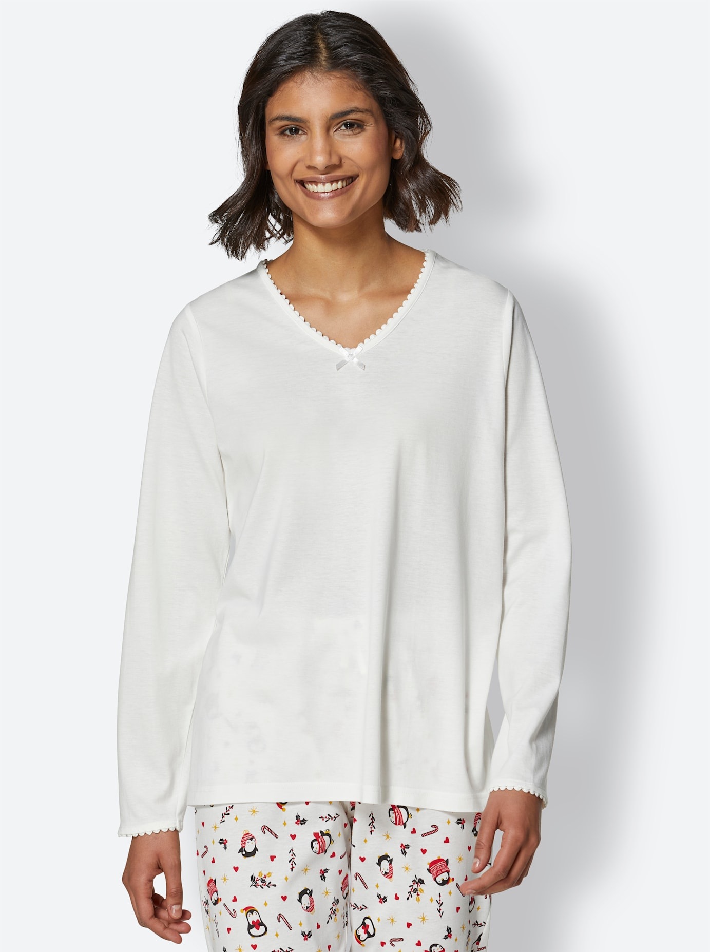 wäschepur Pyjamaoberteil "Schlafanzug-Shirt" 1 Stk. tlg. günstig online kaufen