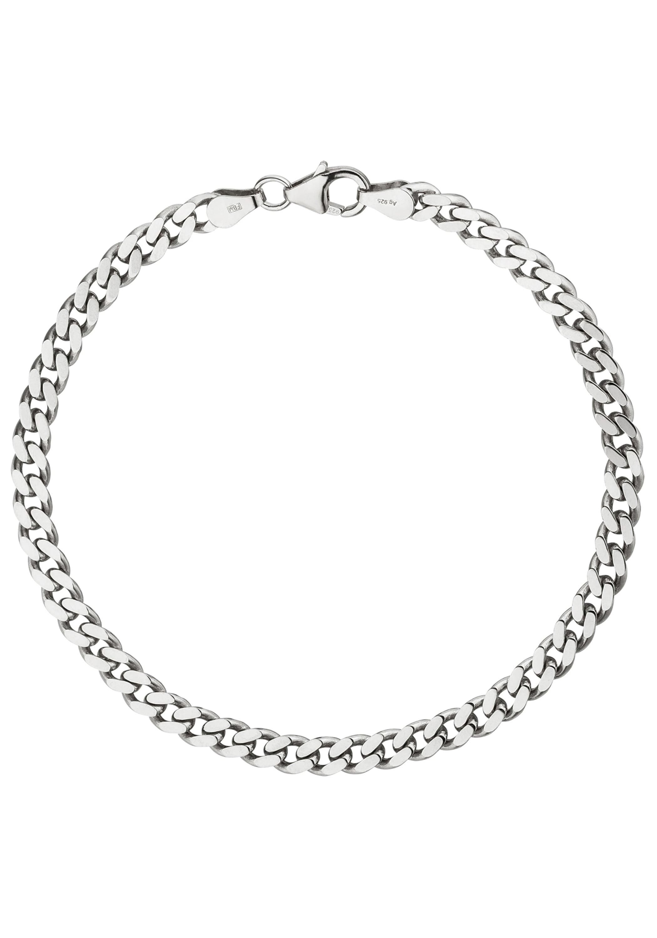 JOBO Armband, Panzerarmband 925 Silber 21 cm 4,6 mm