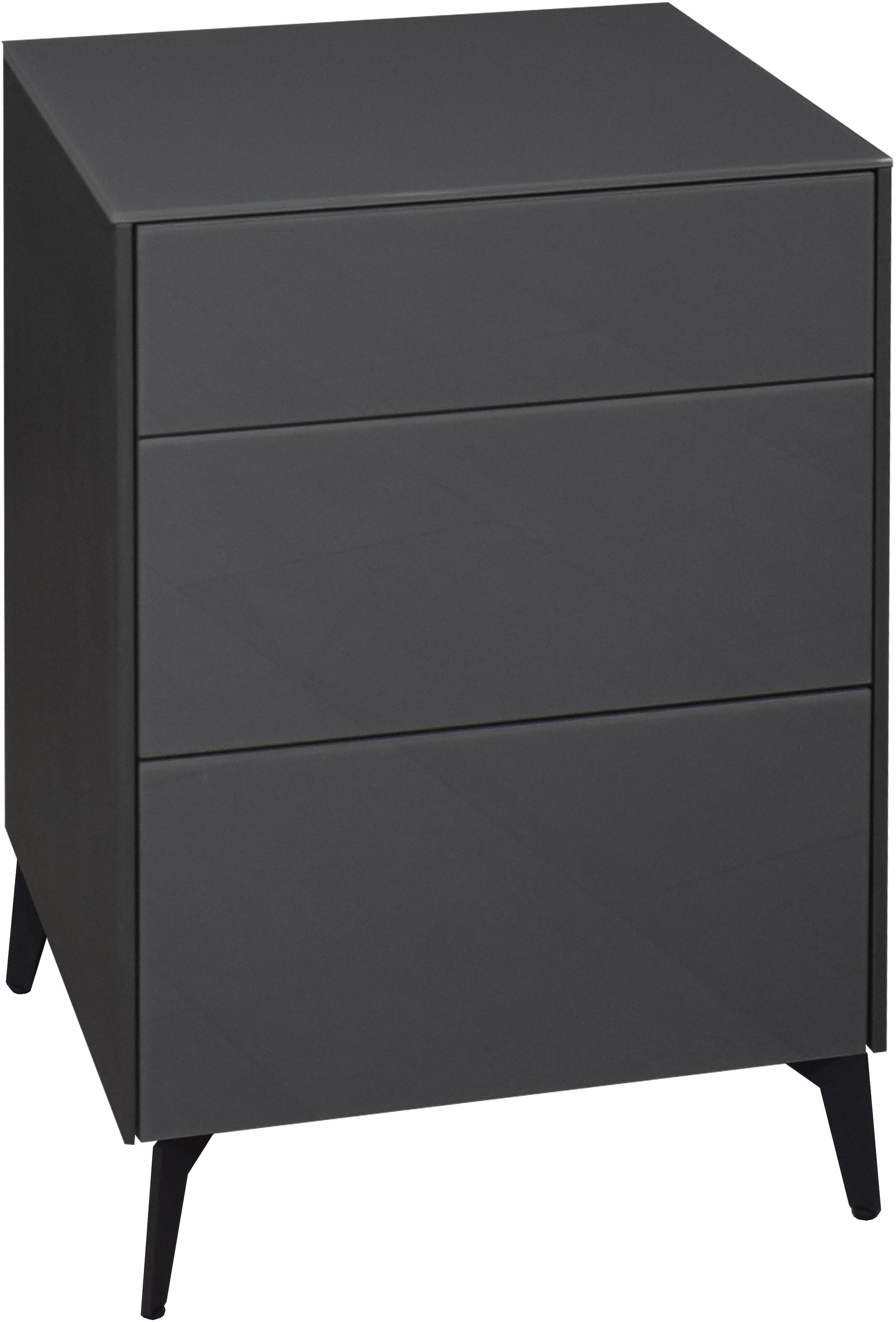 Mäusbacher "Imola" Mäusbacher Kommode mit Glasfront und Glasoberplatte