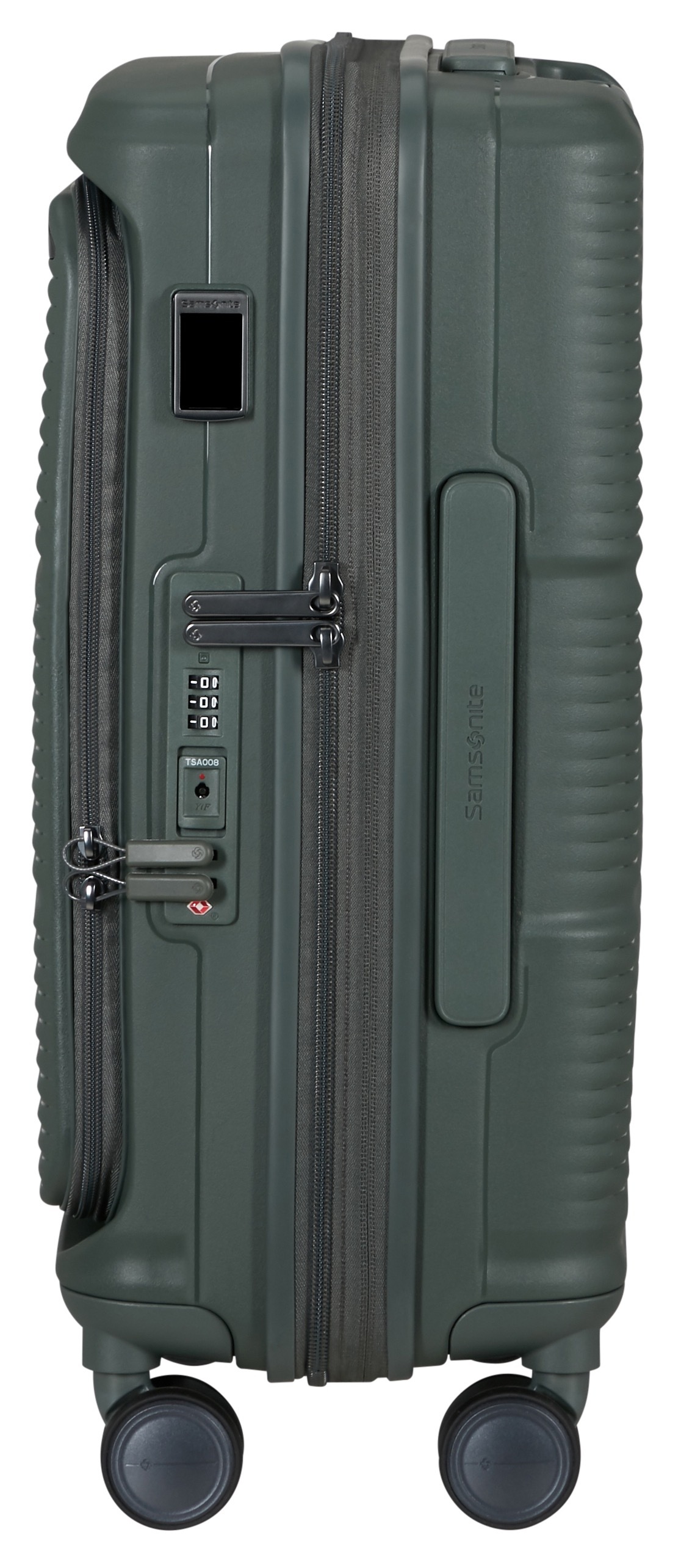 Samsonite Hartschalen-Trolley »PARALUX, verschiedene Größen und Farben« 40 l 4 Rollen Reisegepäck mit Frontfach Packwürfel Trennpolster