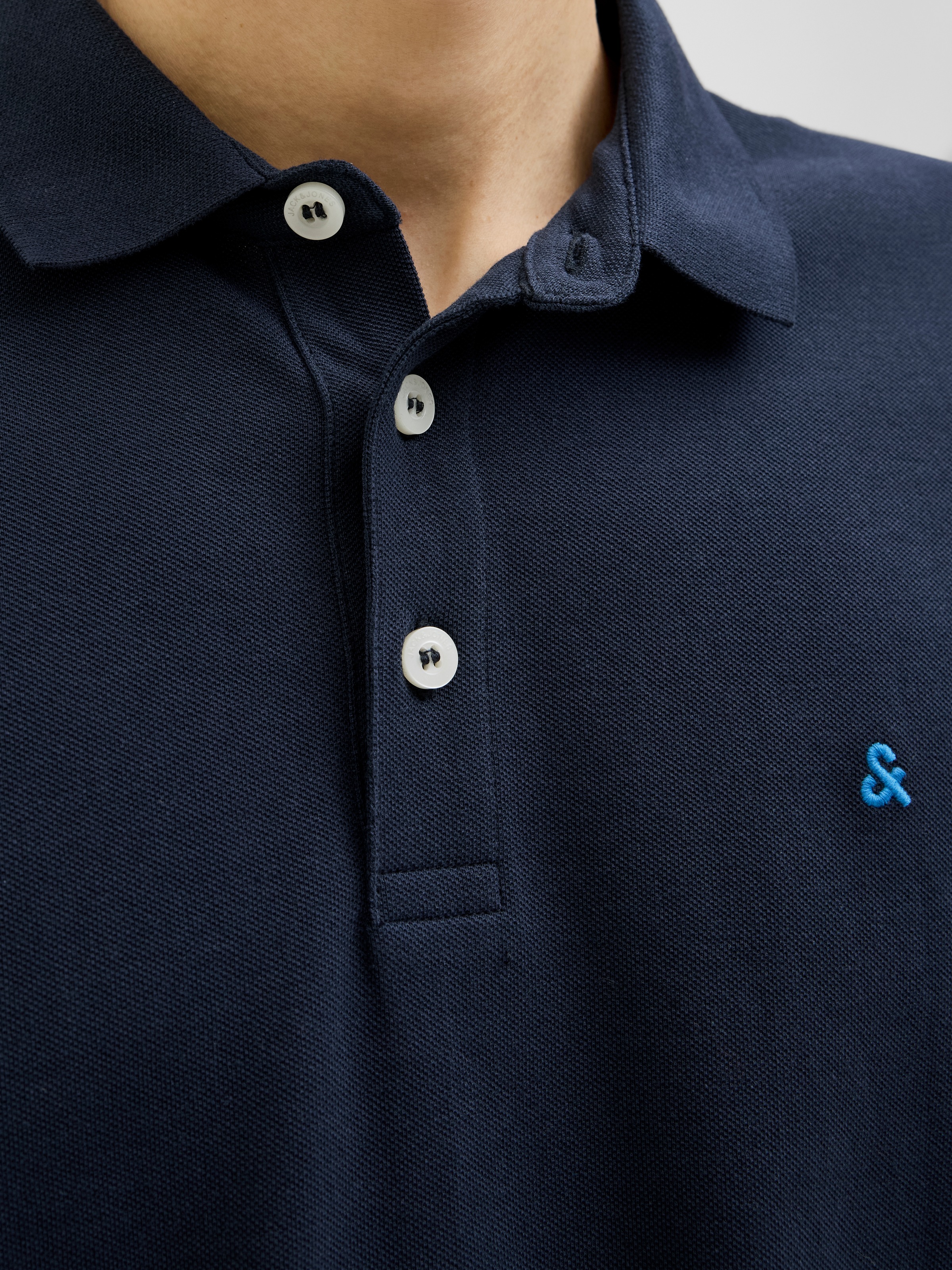 Jack & Jones Poloshirt »JJEPAULOS POLO SS NOOS« Baumwolle, slim fit