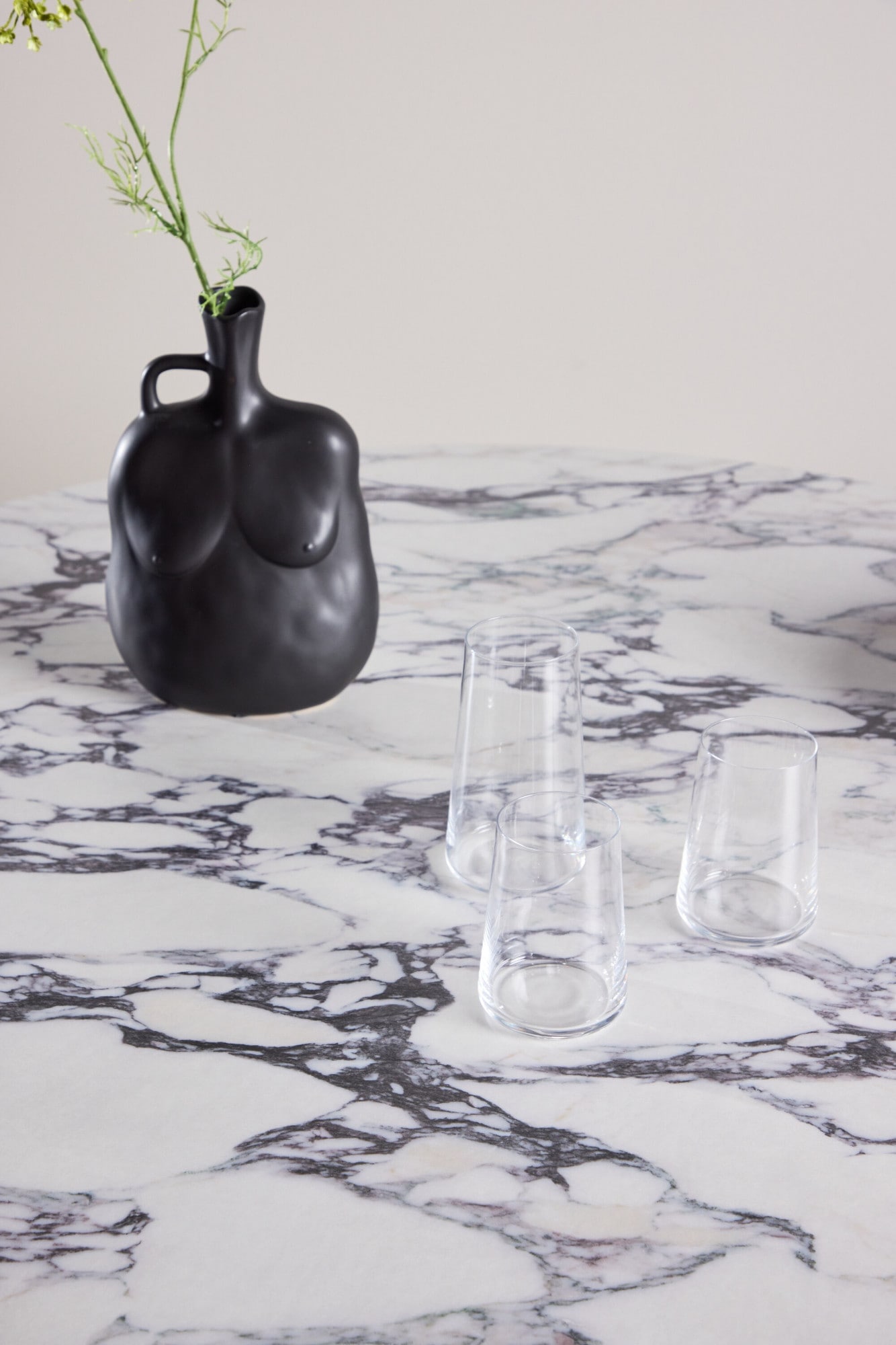 Venture Home Esstisch »Tekla, runder Esstisch, gerippter Säulenfuß, Ø 120 cm« Esszimmertisch, MDF, Papierlaminat, zentraler Mittelfuß, geräumig