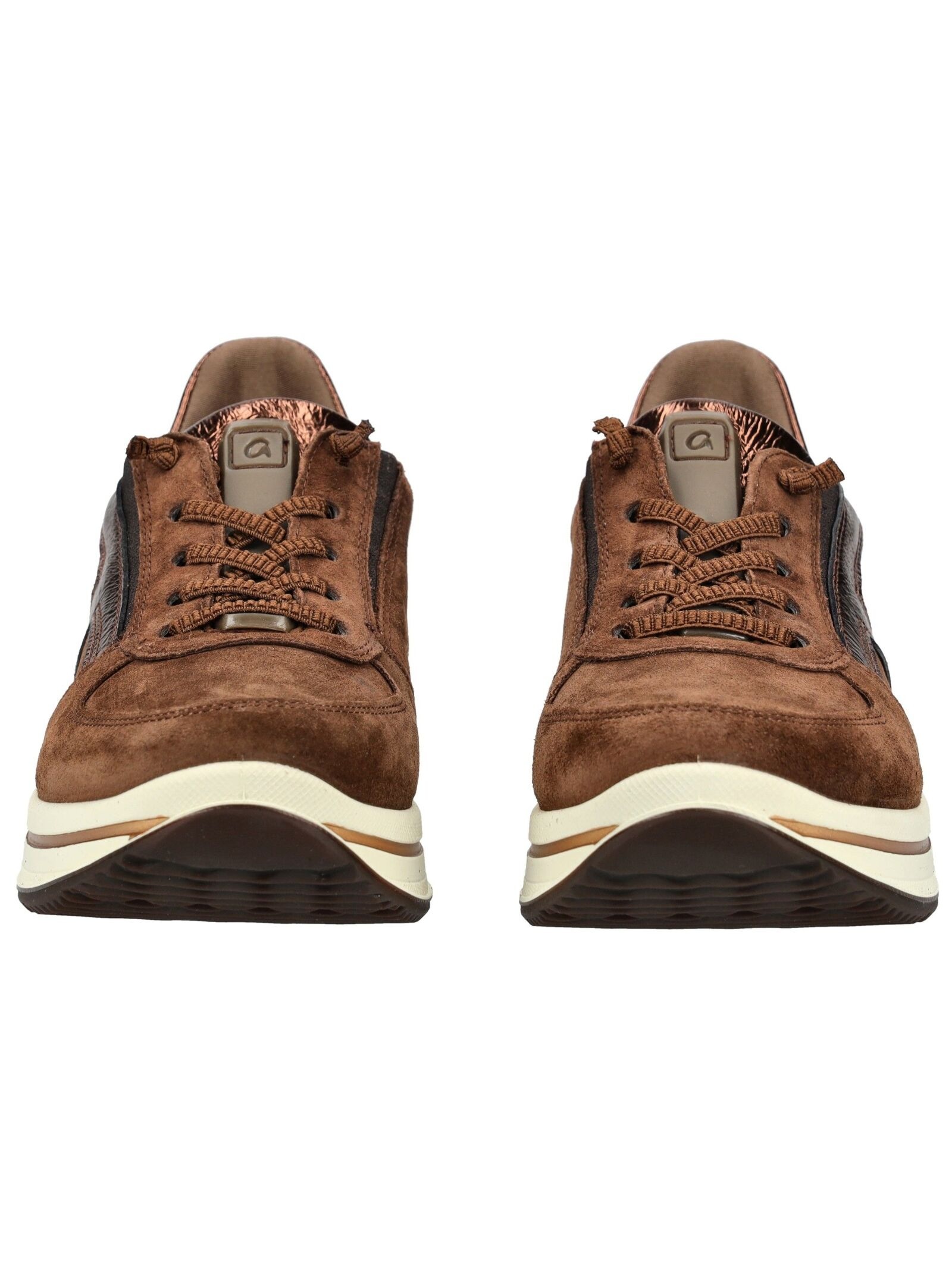 Sneaker ARA "Ara Sneaker Leder", Damen, Gr. 39, braun (mocca), Leder, Schuhe Sneaker 2