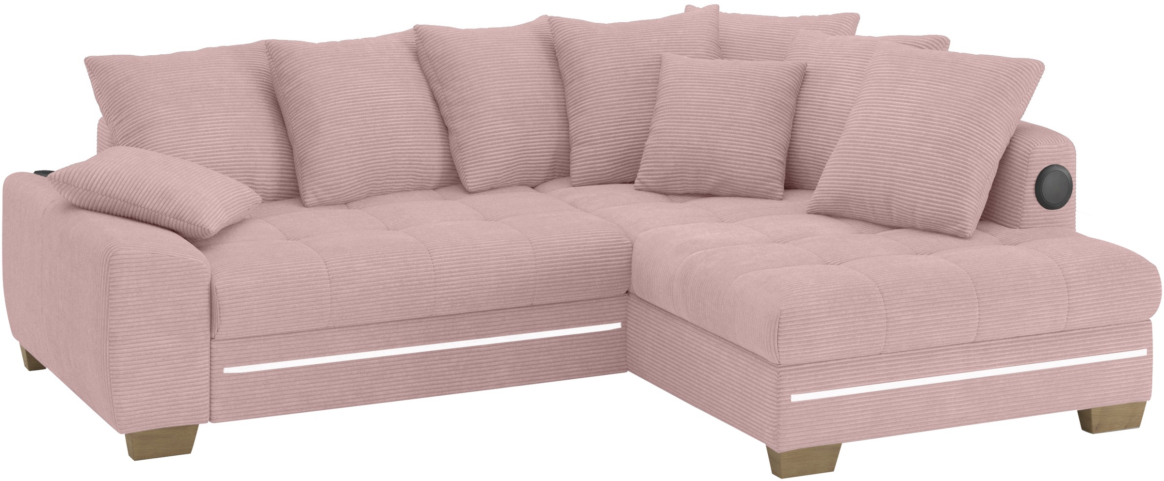Mr. Couch Ecksofa "Nikita II, L-Form", RGB-LED, Bluetooth-Soundsystem, wahl günstig online kaufen