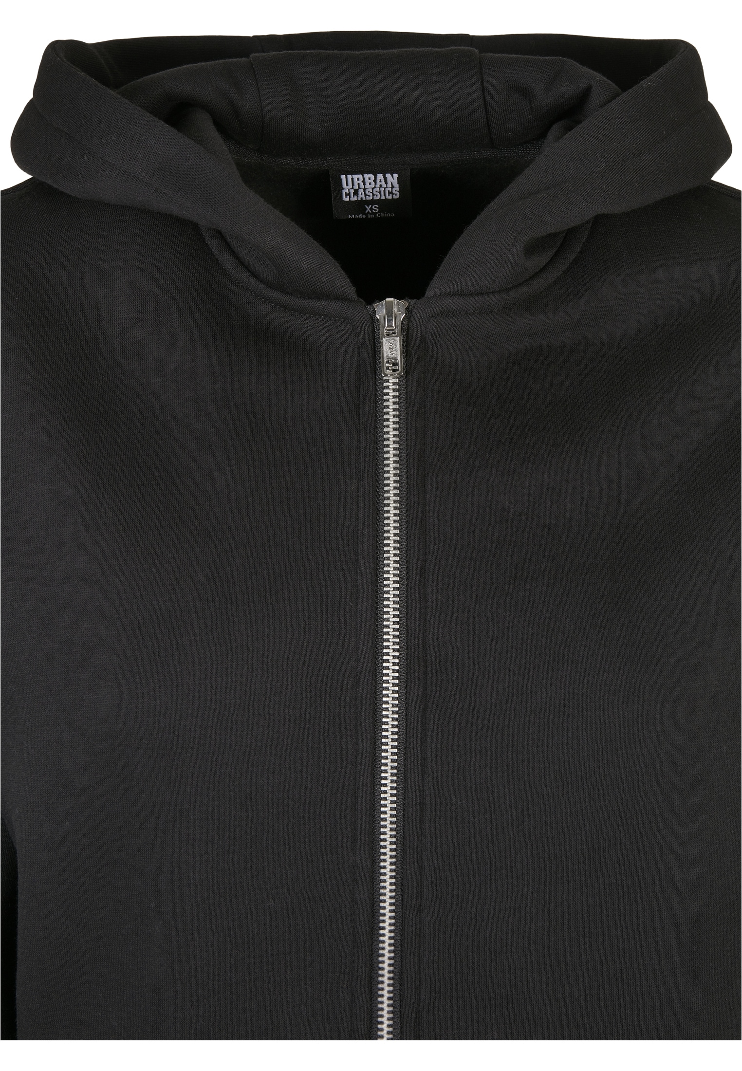 URBAN CLASSICS Sweatjacke »Damen Ladies Short Oversized Zip Jacket«, (1 tlg.)  für kaufen | BAUR | 