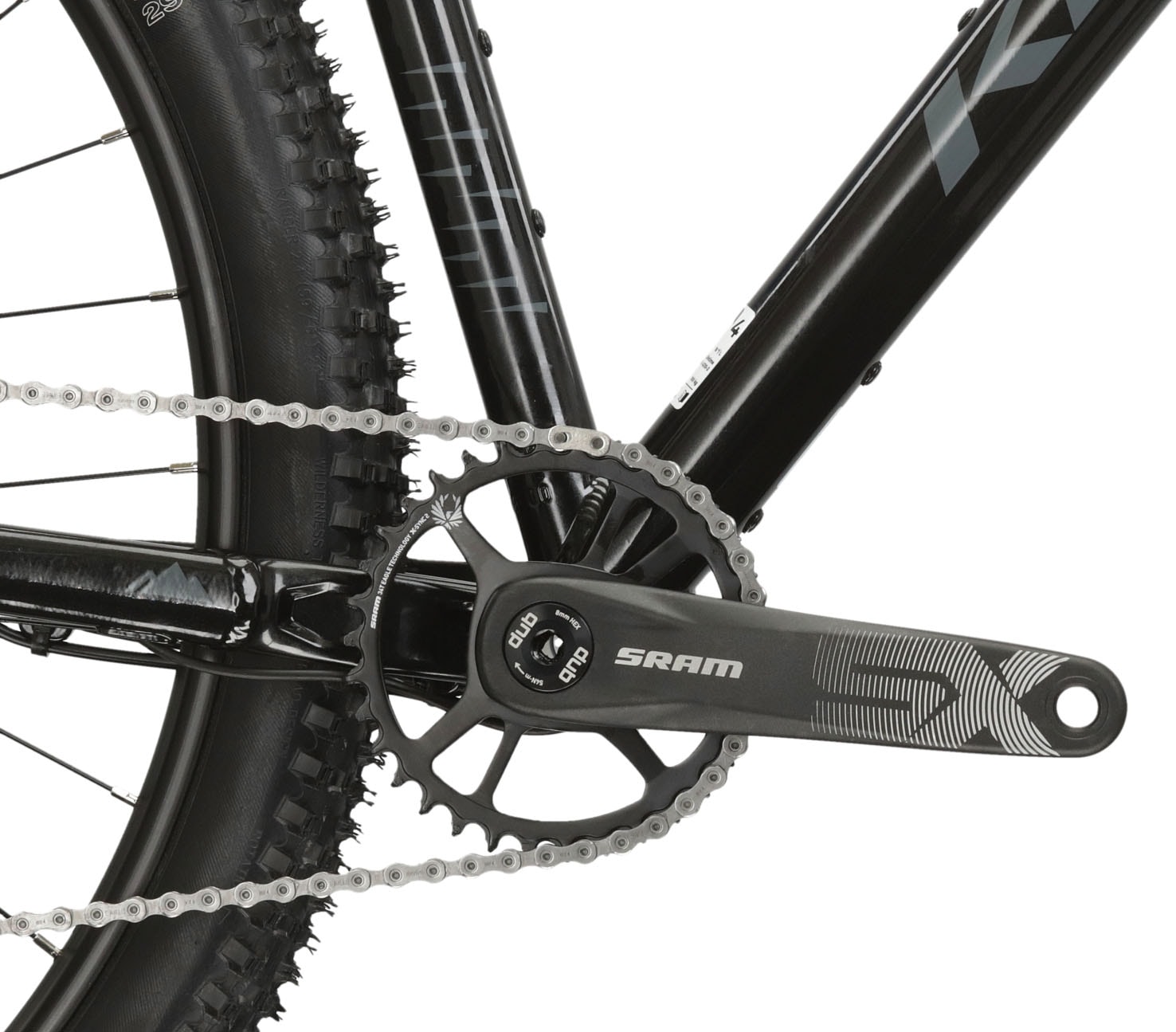 Kross Mountainbike »KROSS MTB Hardtail Level 6.0 29" schwarz 12 Gänge«, 12 Gang, SRAM, NX EAGLE Schaltwerk, Kettenschaltung