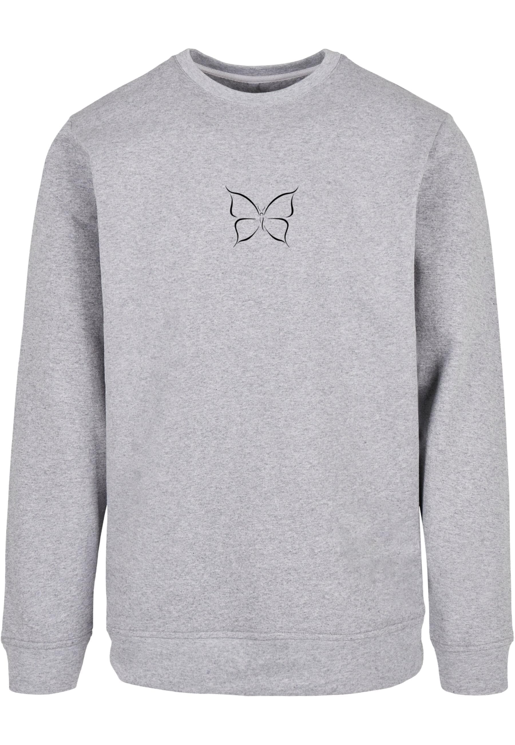 Merchcode Rundhalspullover "Merchcode Herren Butterfly Basic Crewneck" 1 St günstig online kaufen