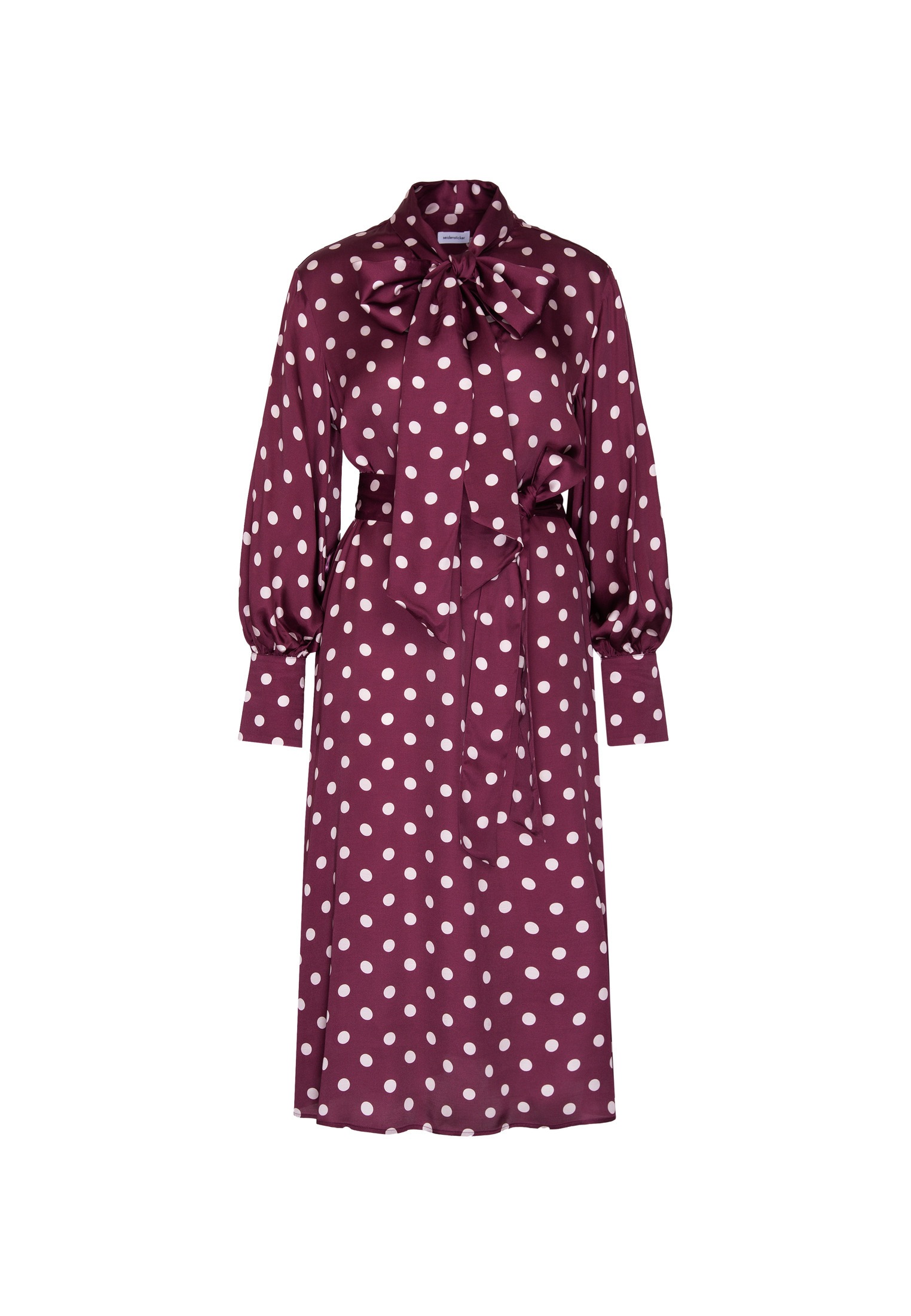 seidensticker Blusenkleid 1/1 Binderkragen Druck