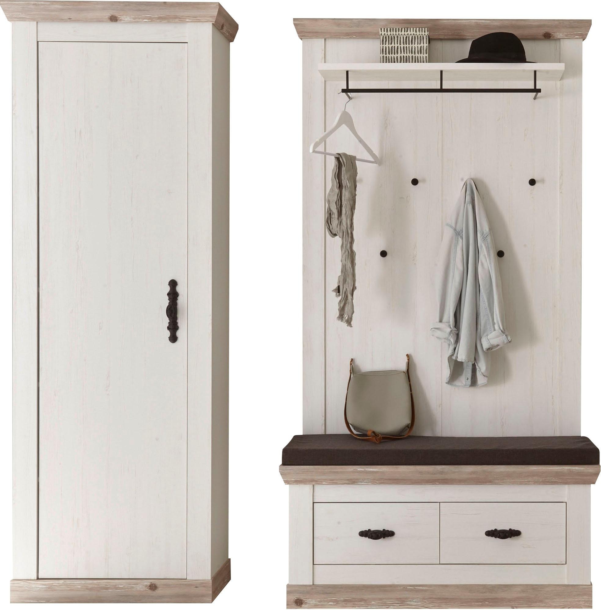 Home affaire Garderoben-Set "Florenz, moderne Garderobe, Komplettset im Lan günstig online kaufen