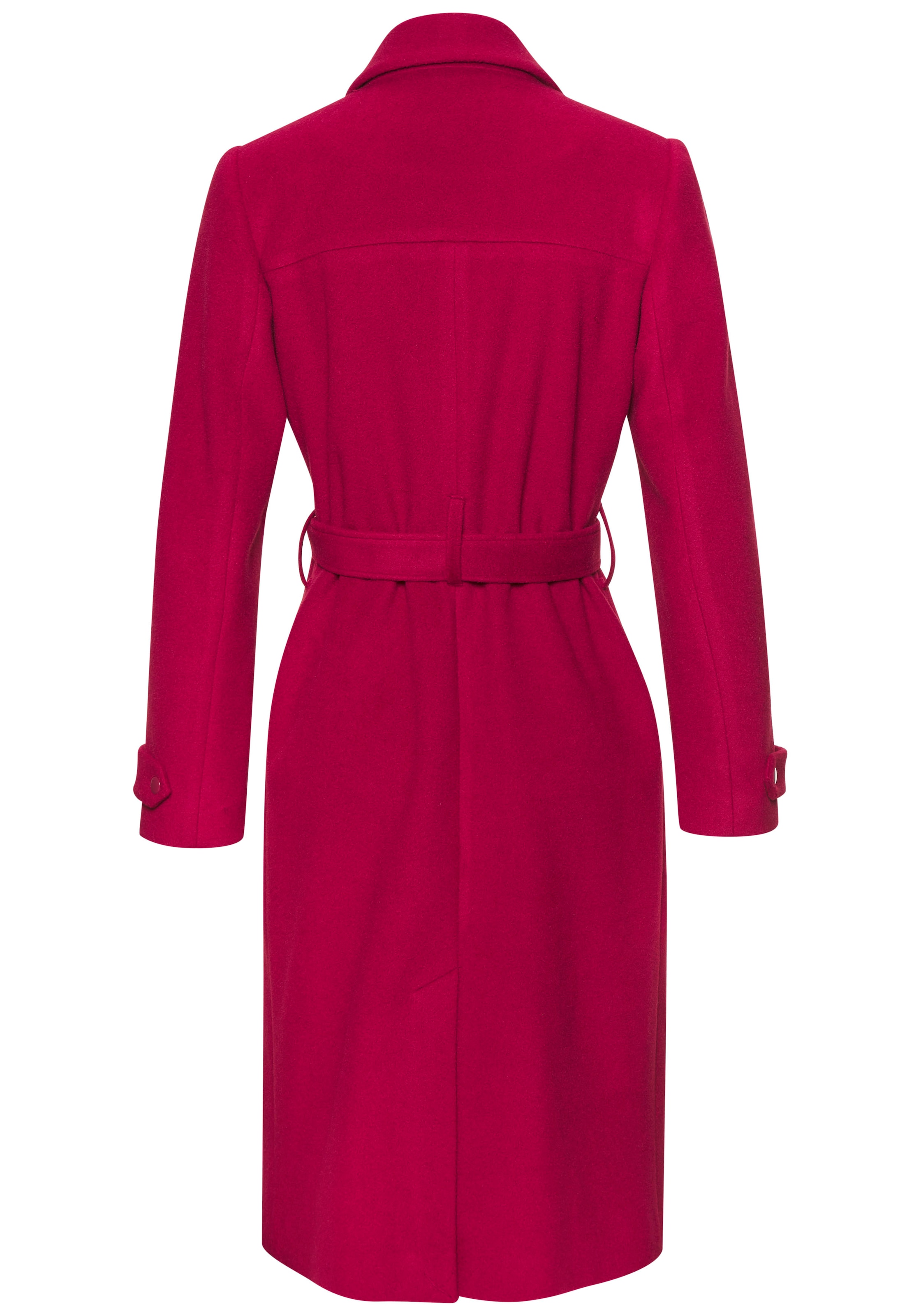 LASCANA Langmantel mit Bindegürtel,  mit Reverskragen, eleganter Damenmantel