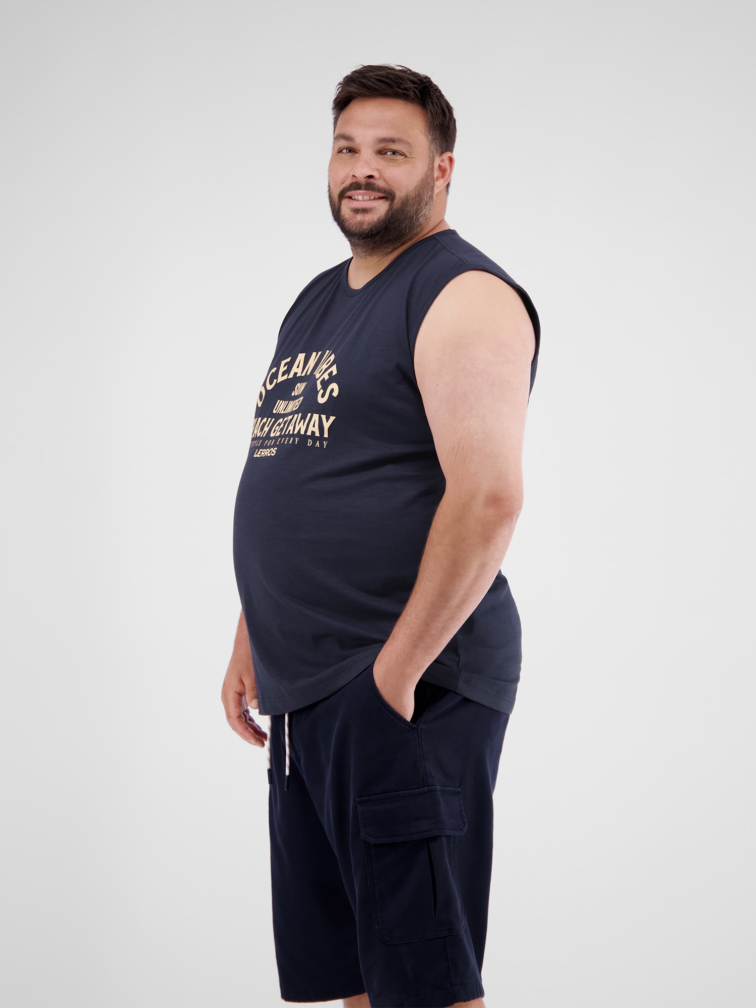 LERROS Muskelshirt »LERROS Print-Tanktop in Großen Größen«