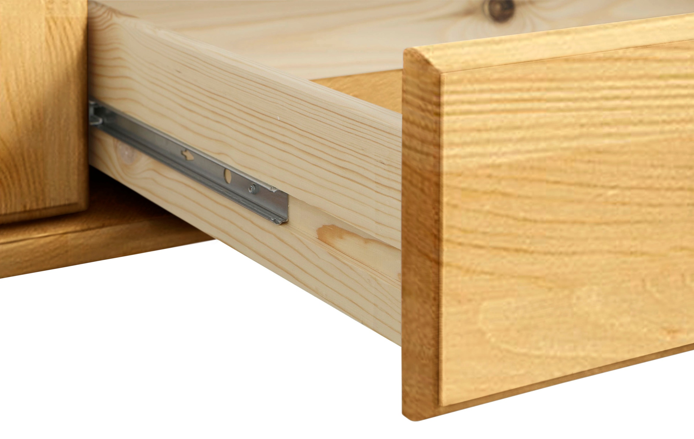 Home affaire Kleiderschrank »Adele«, (4 Breiten: 92/130/169/207 H/T ca. 191/54 cm), aus massiver Kiefer,Spiegel beim 4-und 5-trg.Schrank, Innenausstattung