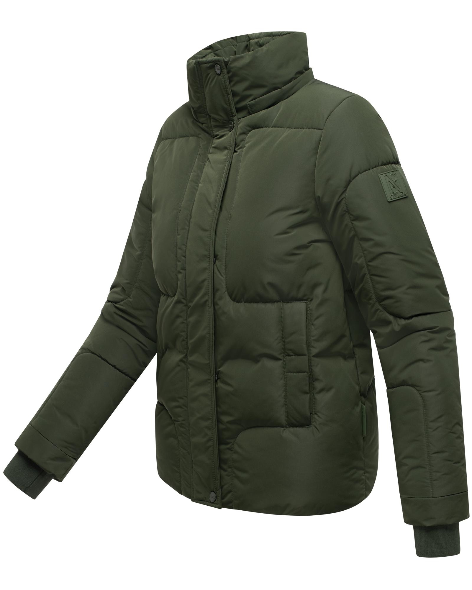 Navahoo Steppjacke »Zauberlicht 14«, mit Kapuze, Winterjacke mit abnehmbarer Kapuze und Fleece-Futter