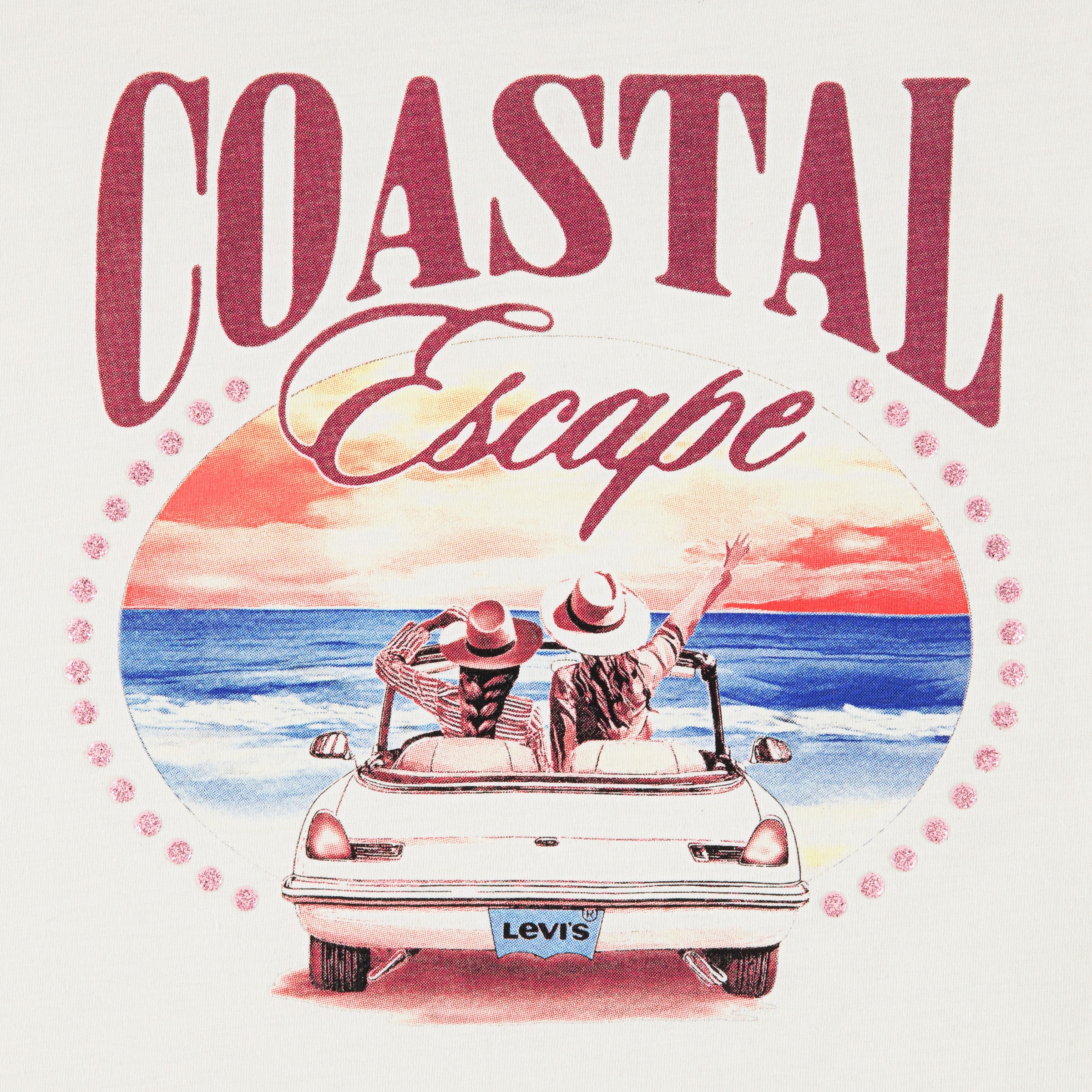 Levi's® Kids T-Shirt »LVG COASTAL GIRLS SS TEE« for Girls, mit Print