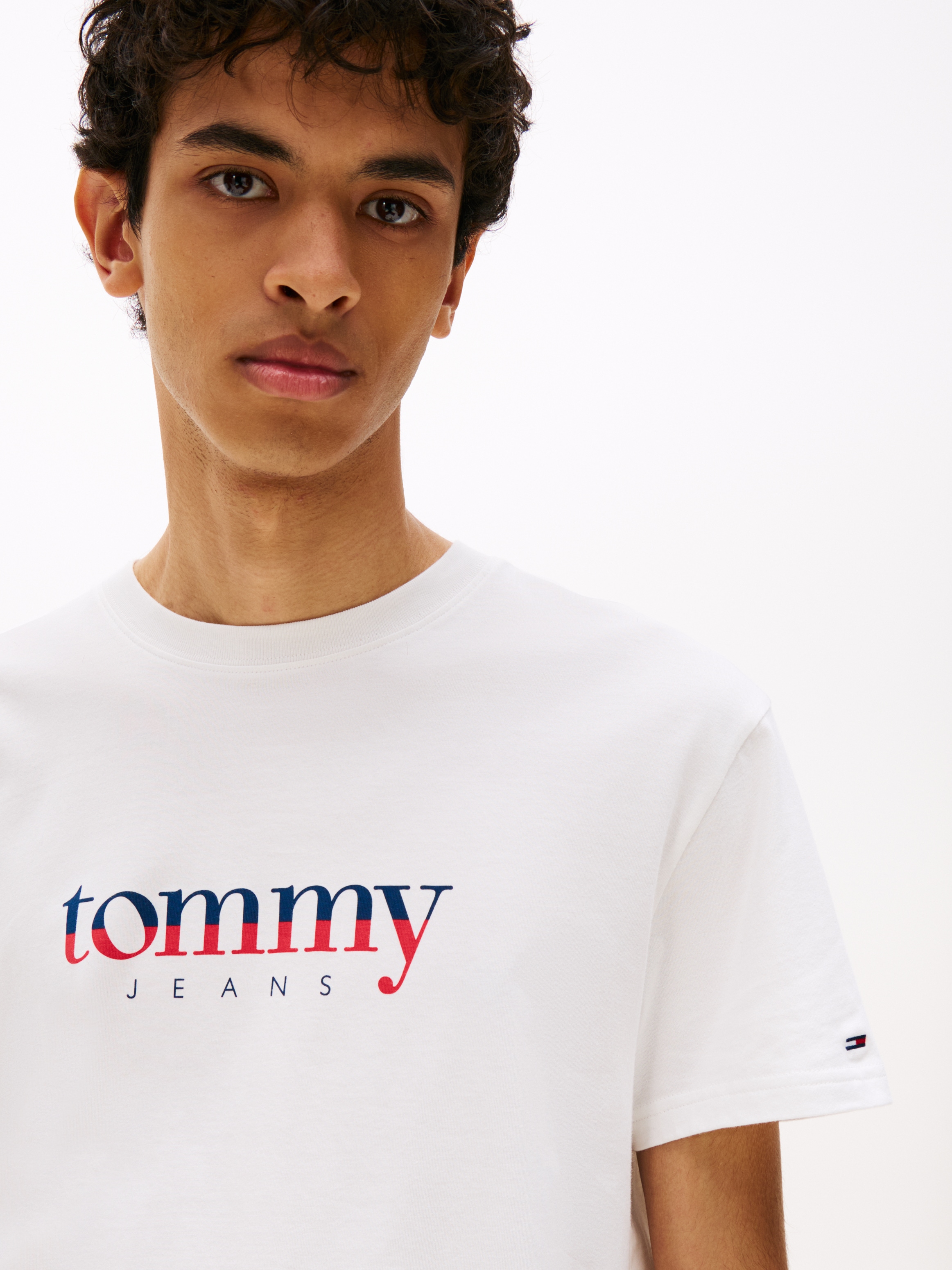 Tommy Jeans Sweathose »TJM RWB FLAG«, Jogginghose, Print, elastischer Bund, slim fit