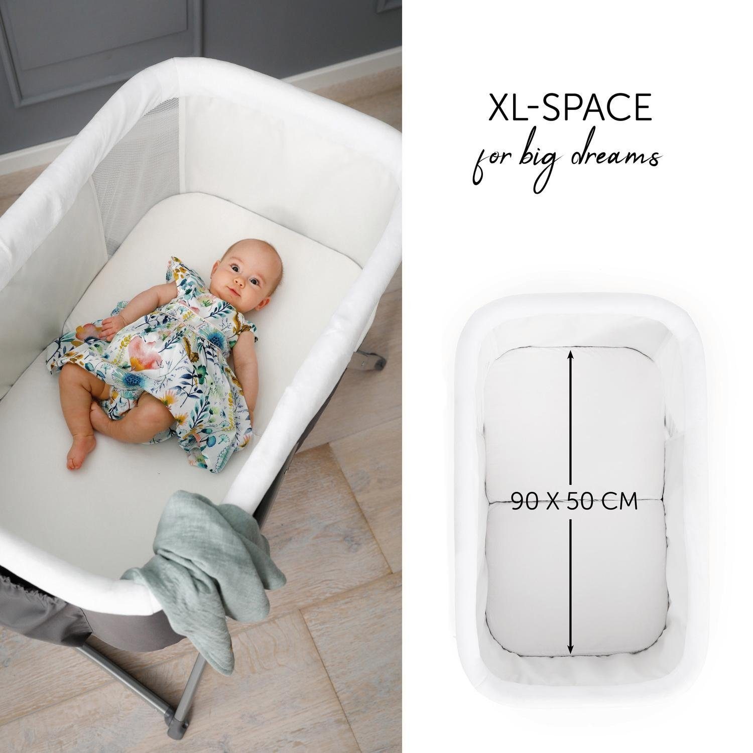 Hauck Beistellbett »Dreamer, grey«