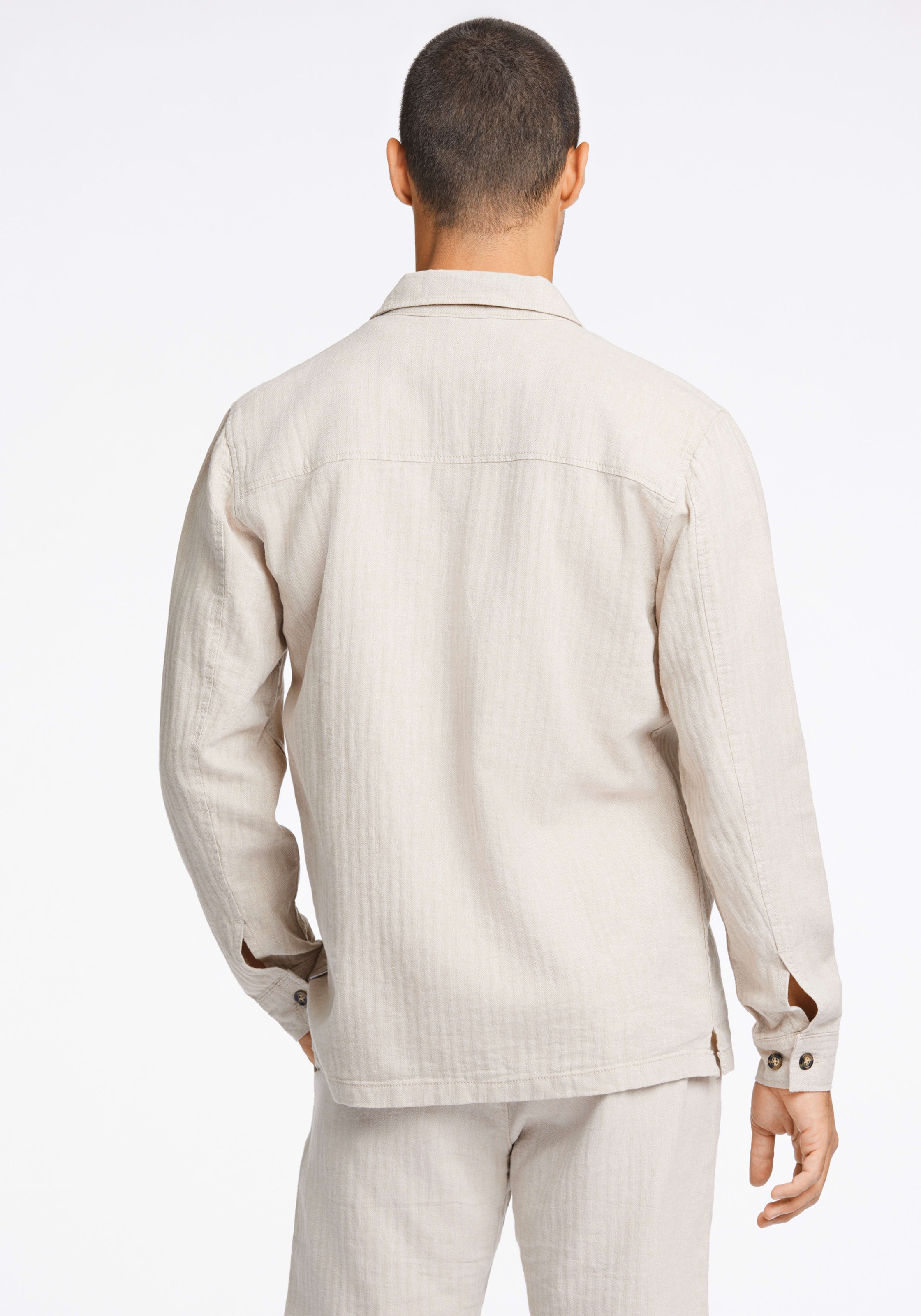 LINDBERGH Hemdjacke ohne Kapuze mir Knopfleiste günstig online kaufen