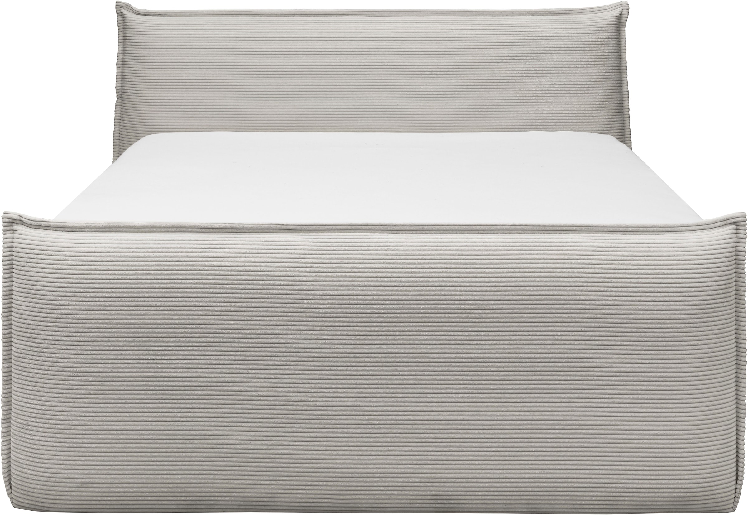 set one by Musterring Boxspringbett »Florida« in modernem Cord-Bezug, mit Bettkasten, in 3 Größen erhältlich