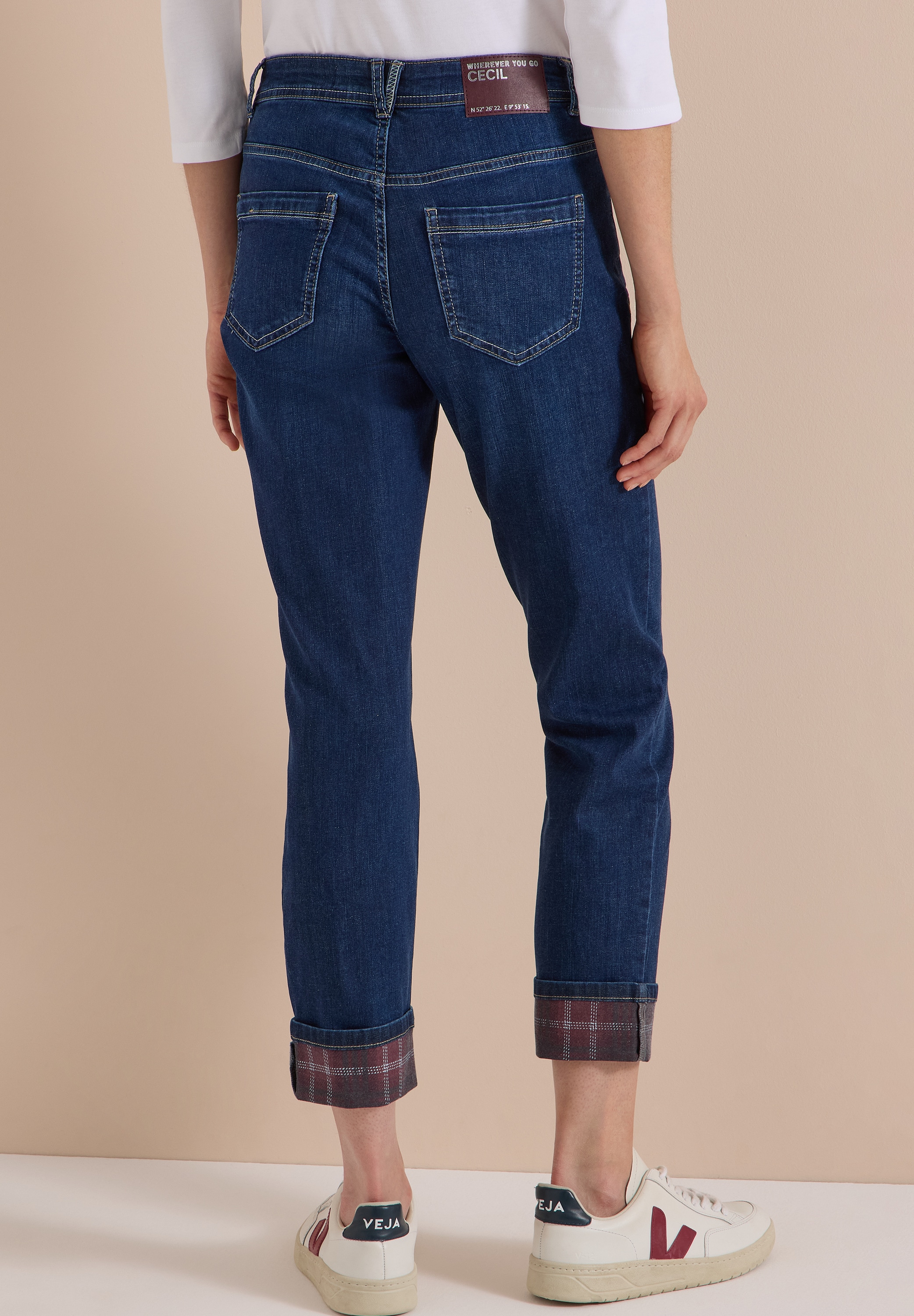 Cecil Straight-Jeans »Style Scarlett« mit Turn-Up-Detail