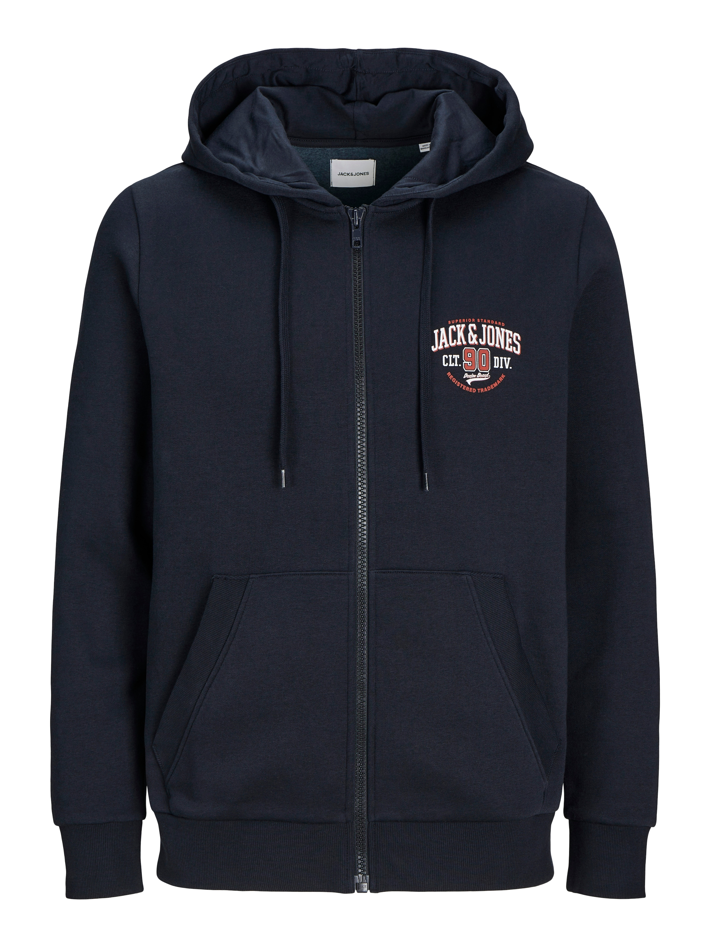 Jack & Jones Kapuzensweatjacke "JJLOGO SWEAT ZIP HOOD 2 COL"